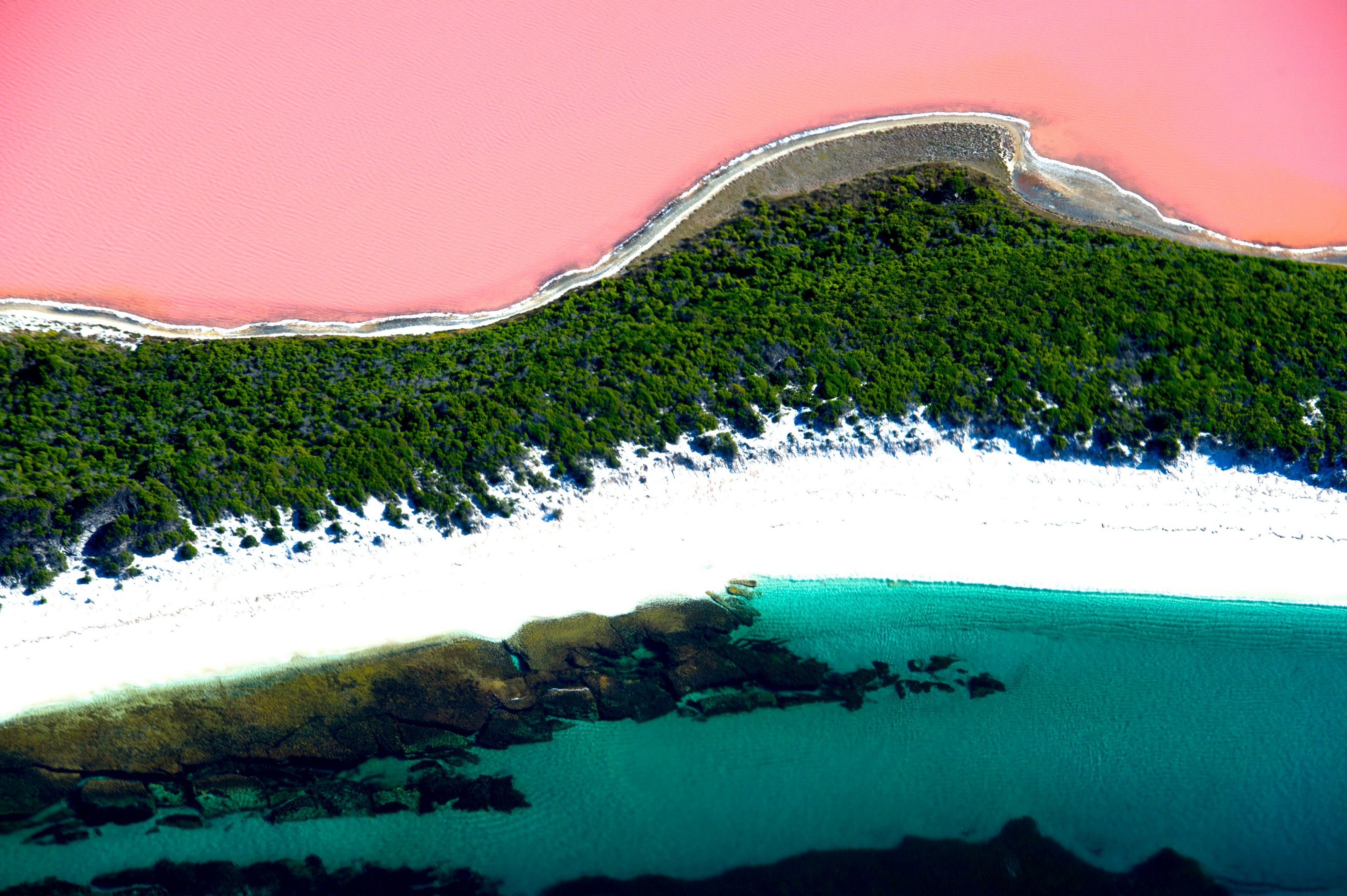 Pink Lake 8K Wallpapers