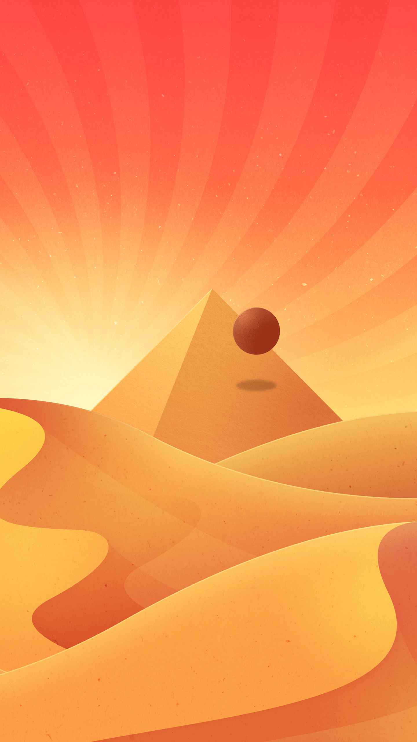 Pyramid In Desert Wallpapers