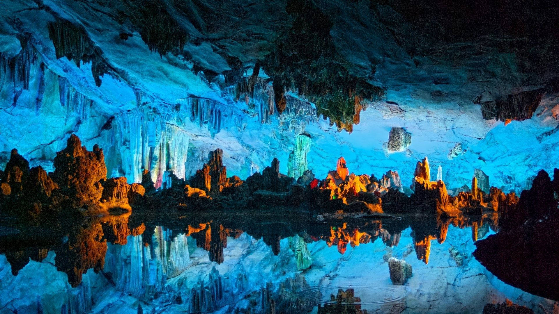 Reed Flute Cave Wallpapers