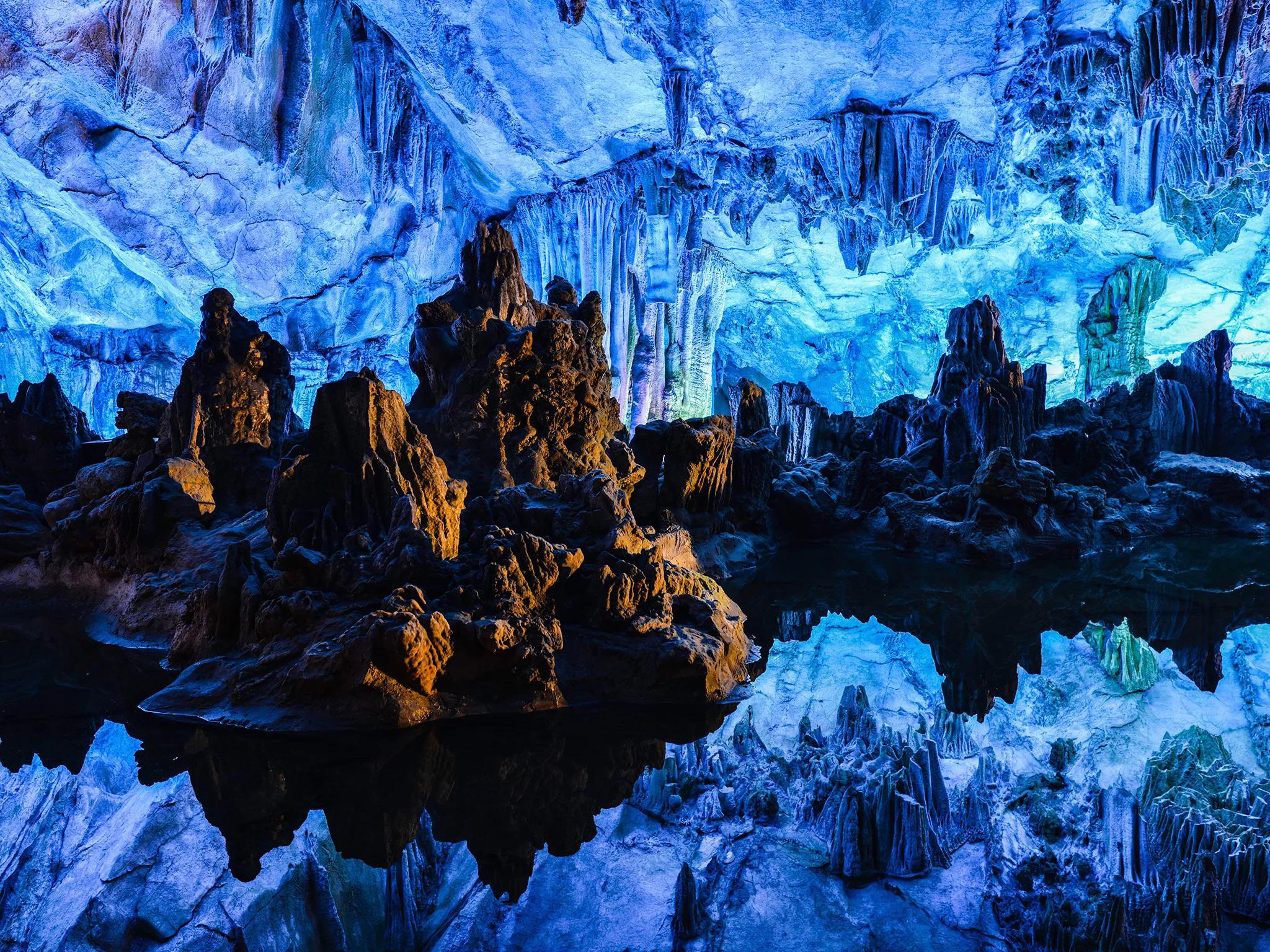 Reed Flute Cave Wallpapers