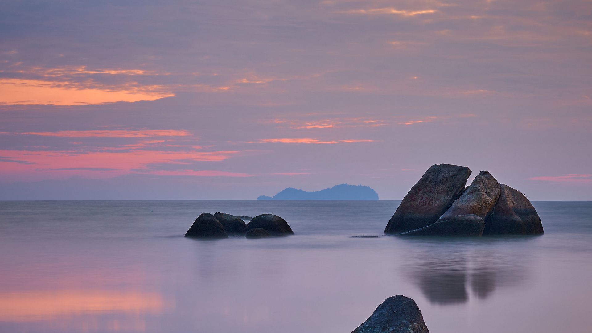 Rocks Stones Sea Sky Wallpapers