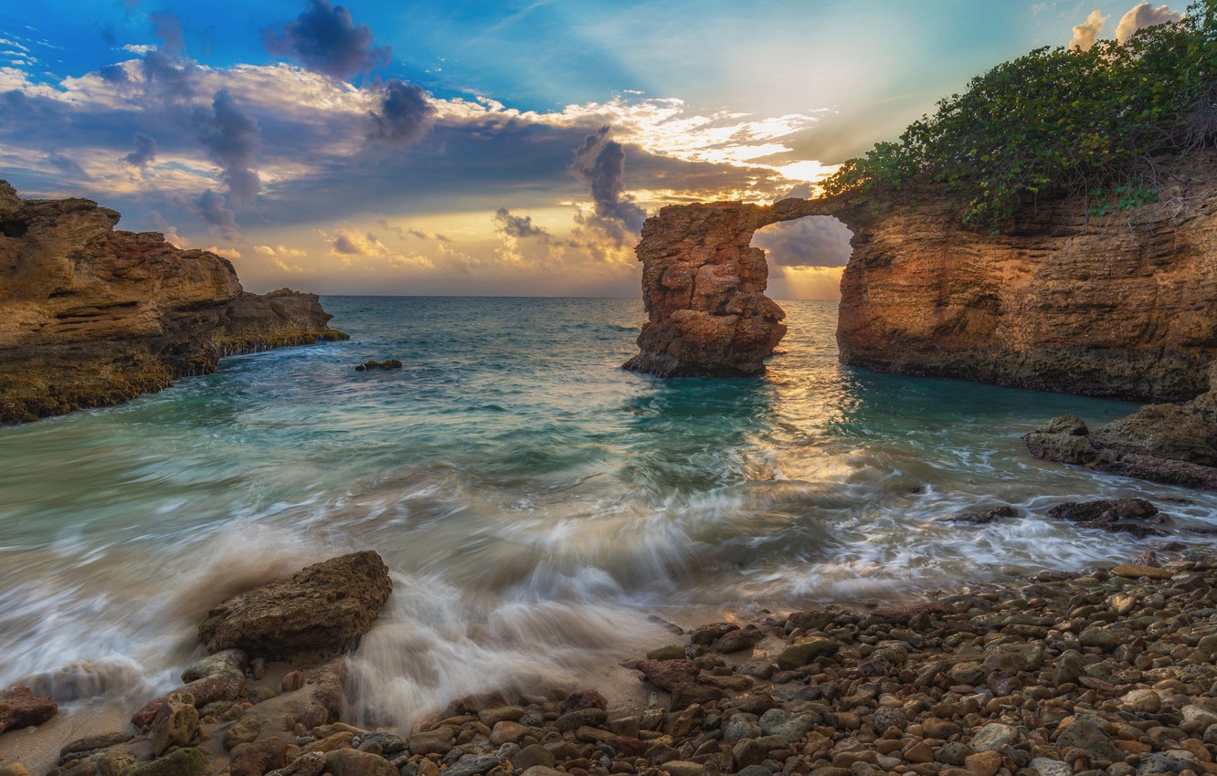 Rocks Stones Sea Sky Wallpapers