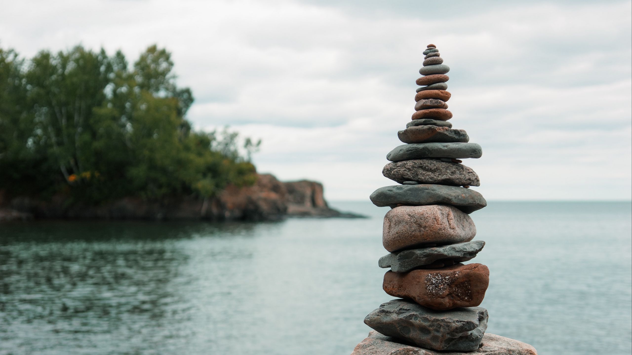 Rocks Stones Sea Sky Wallpapers