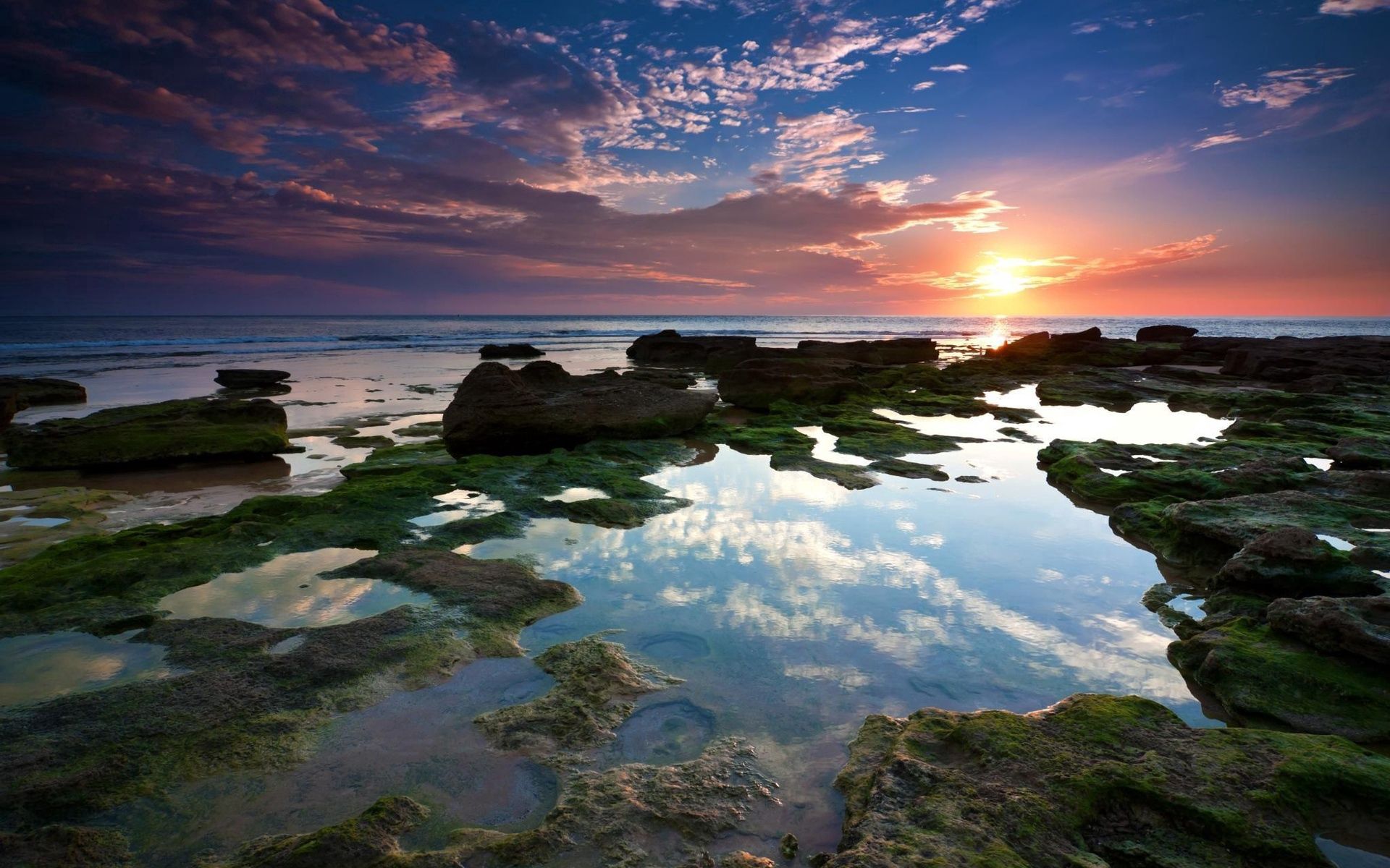 Rocks Stones Sea Sky Wallpapers