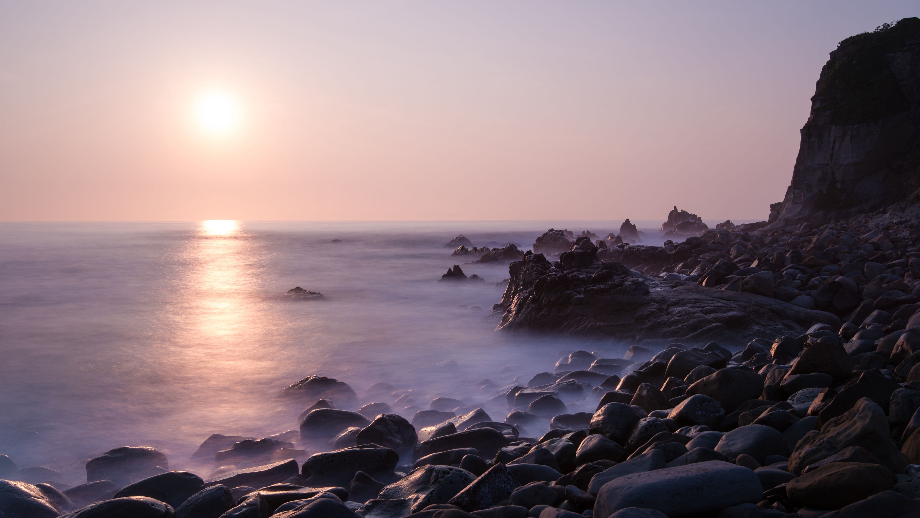 Rocks Stones Sea Sky Wallpapers