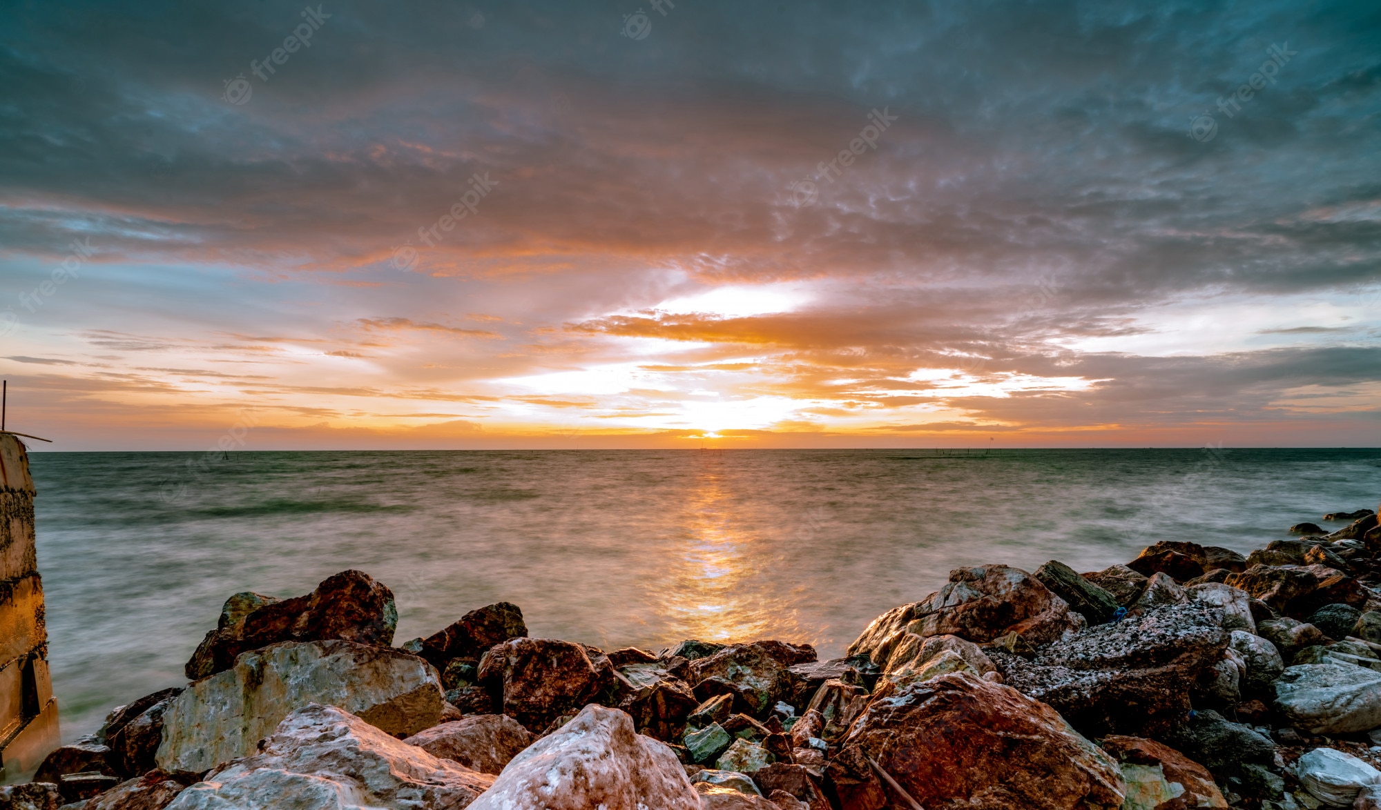 Rocks Stones Sea Sky Wallpapers