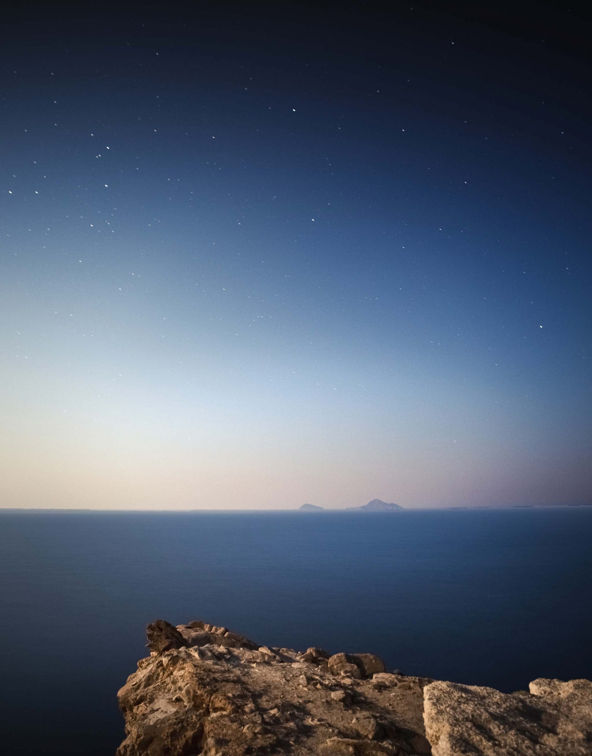 Santorini At Night Wallpapers