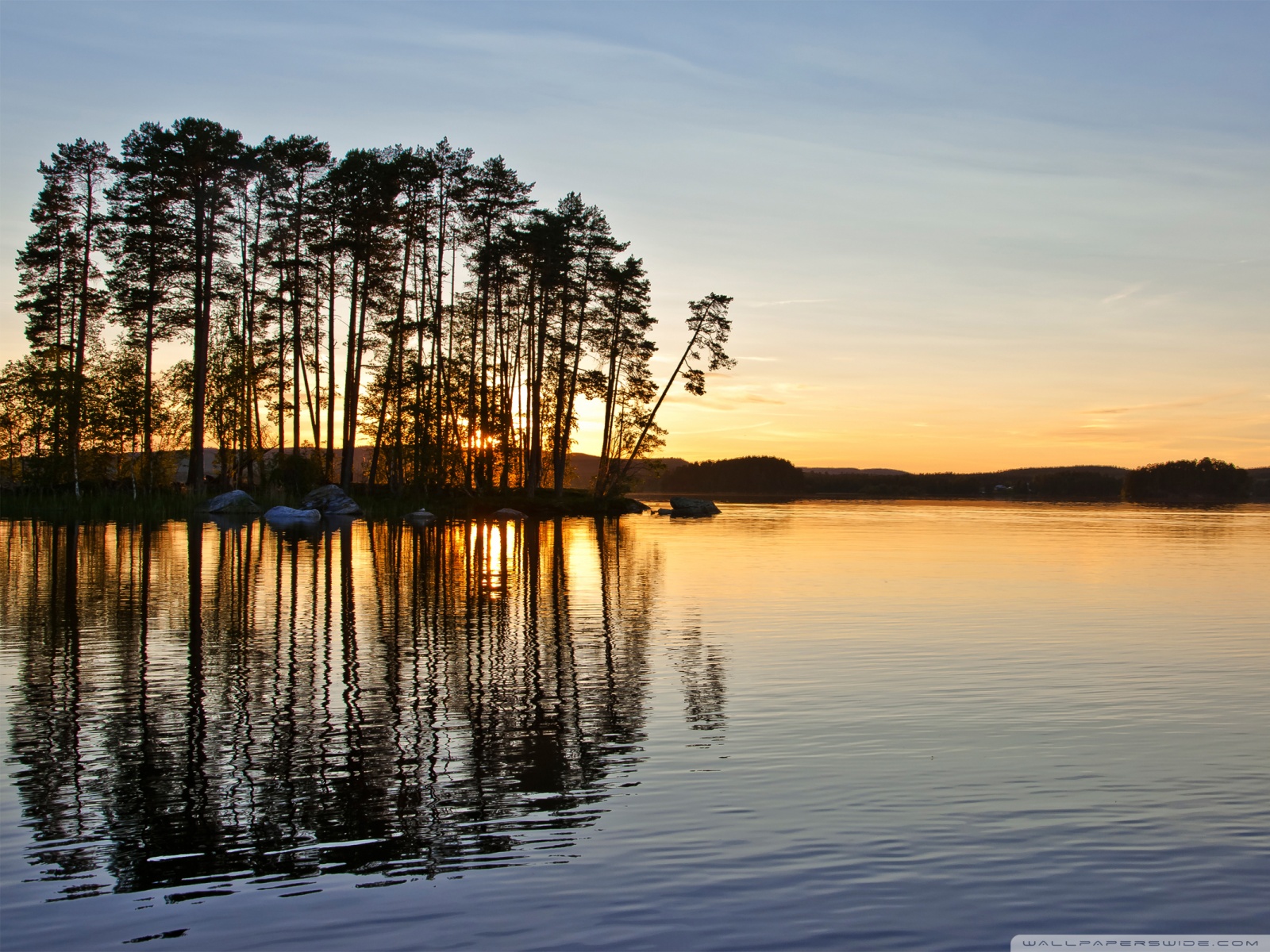 Scandinavia Dawn Hd Lake Wallpapers