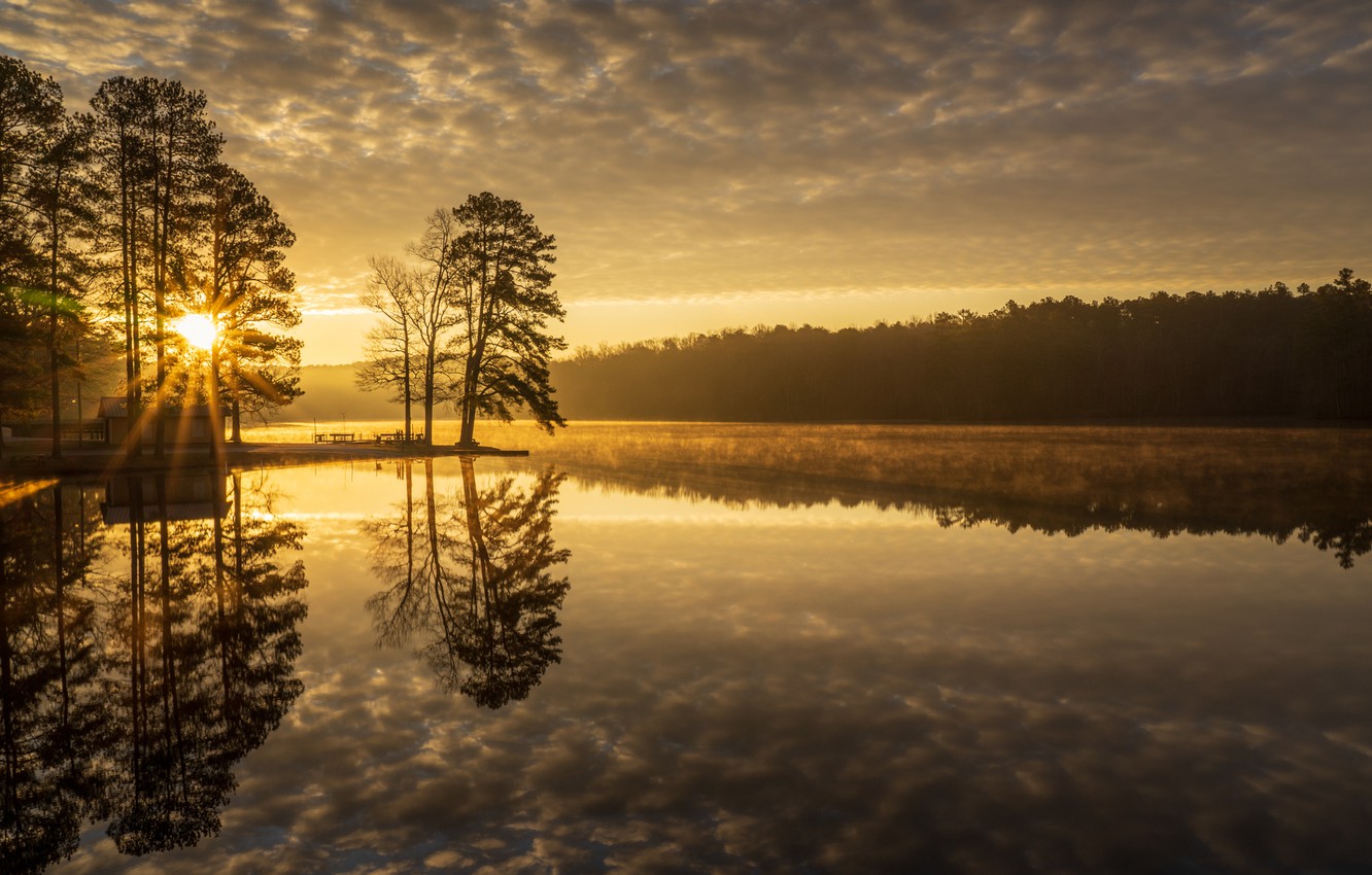 Scandinavia Dawn Hd Lake Wallpapers