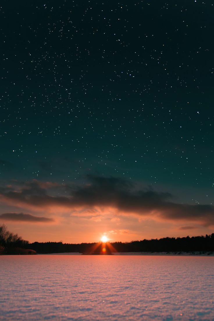 Scenery Sunset Stars Wallpapers