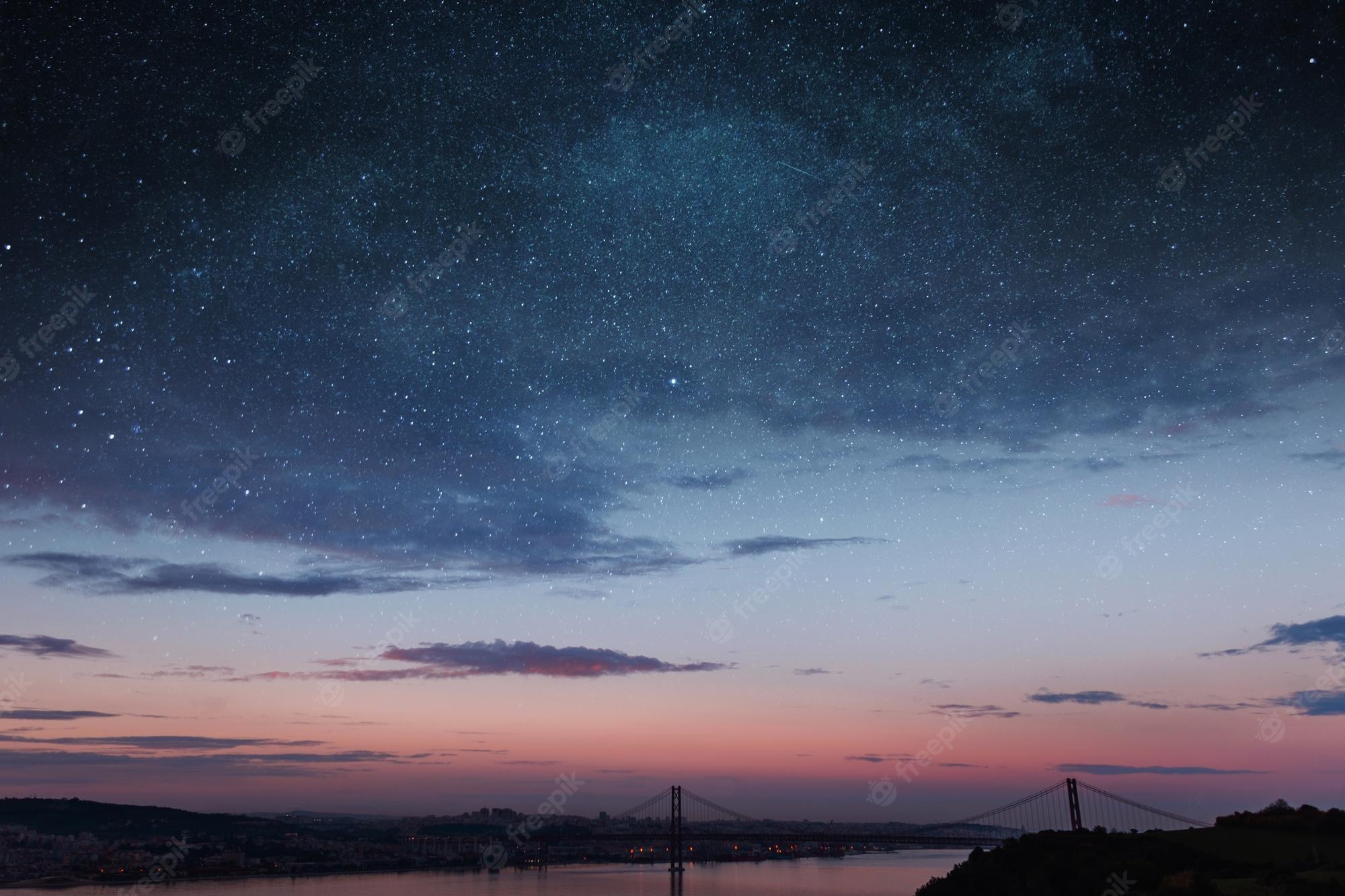 Scenery Sunset Stars Wallpapers