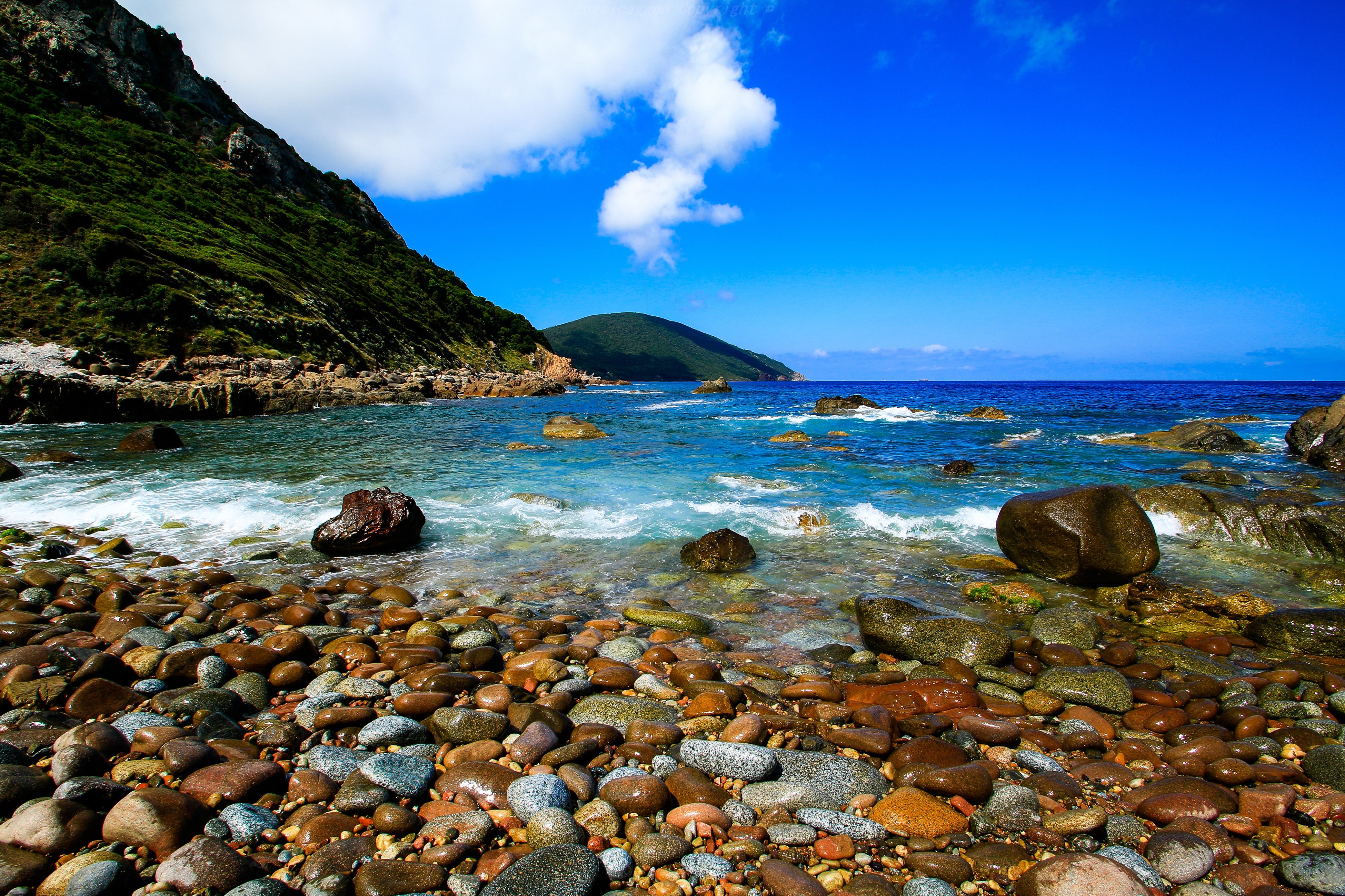 Sea Stone Near Coastline Wallpapers