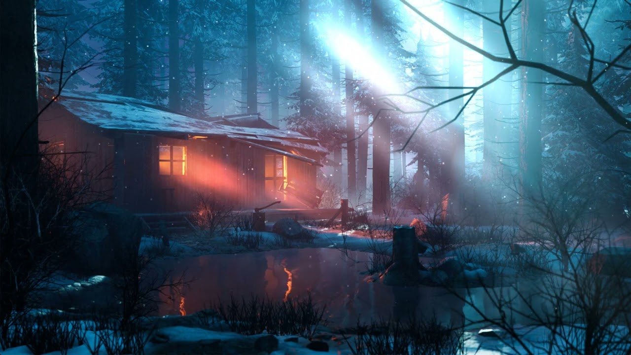 Single House In Fogy Winter Wallpapers