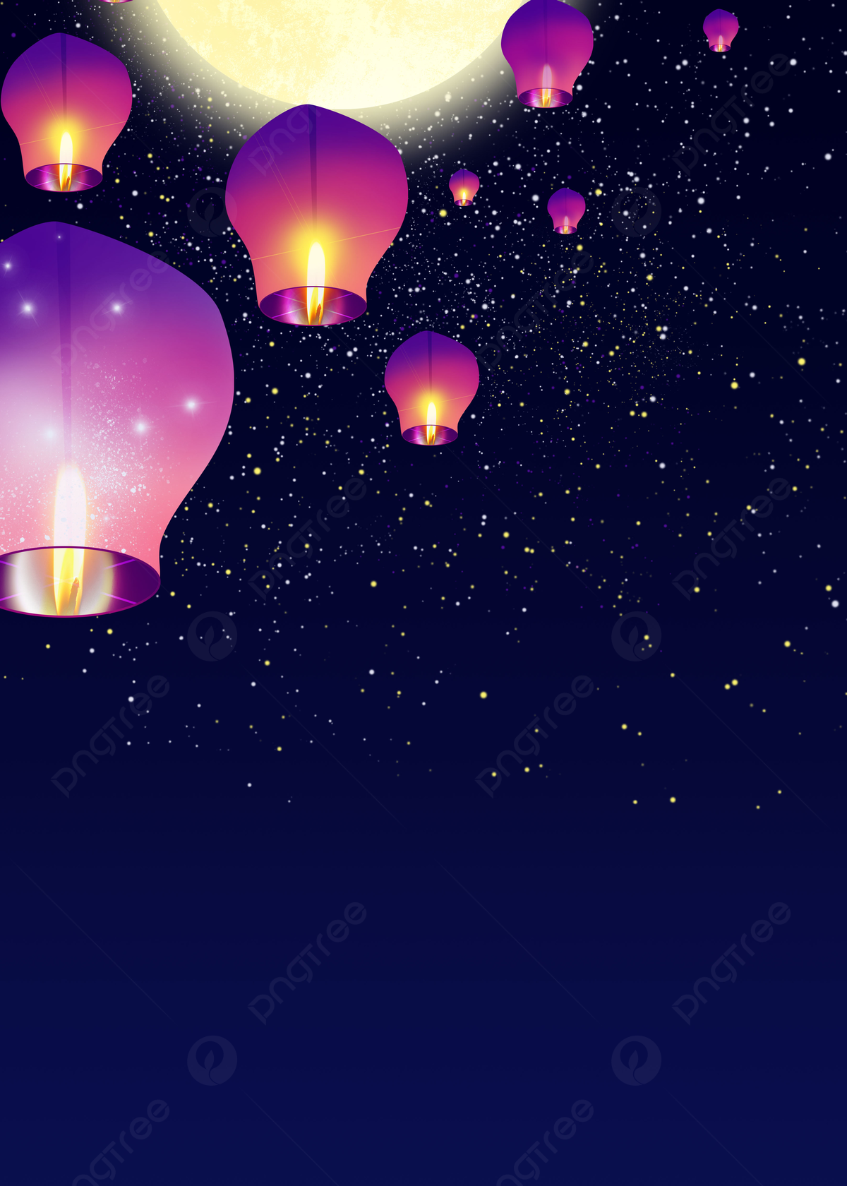 Sky Lanterns Wallpapers