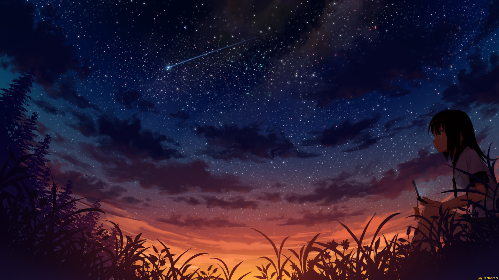 Sky Sunset Animeart Wallpapers