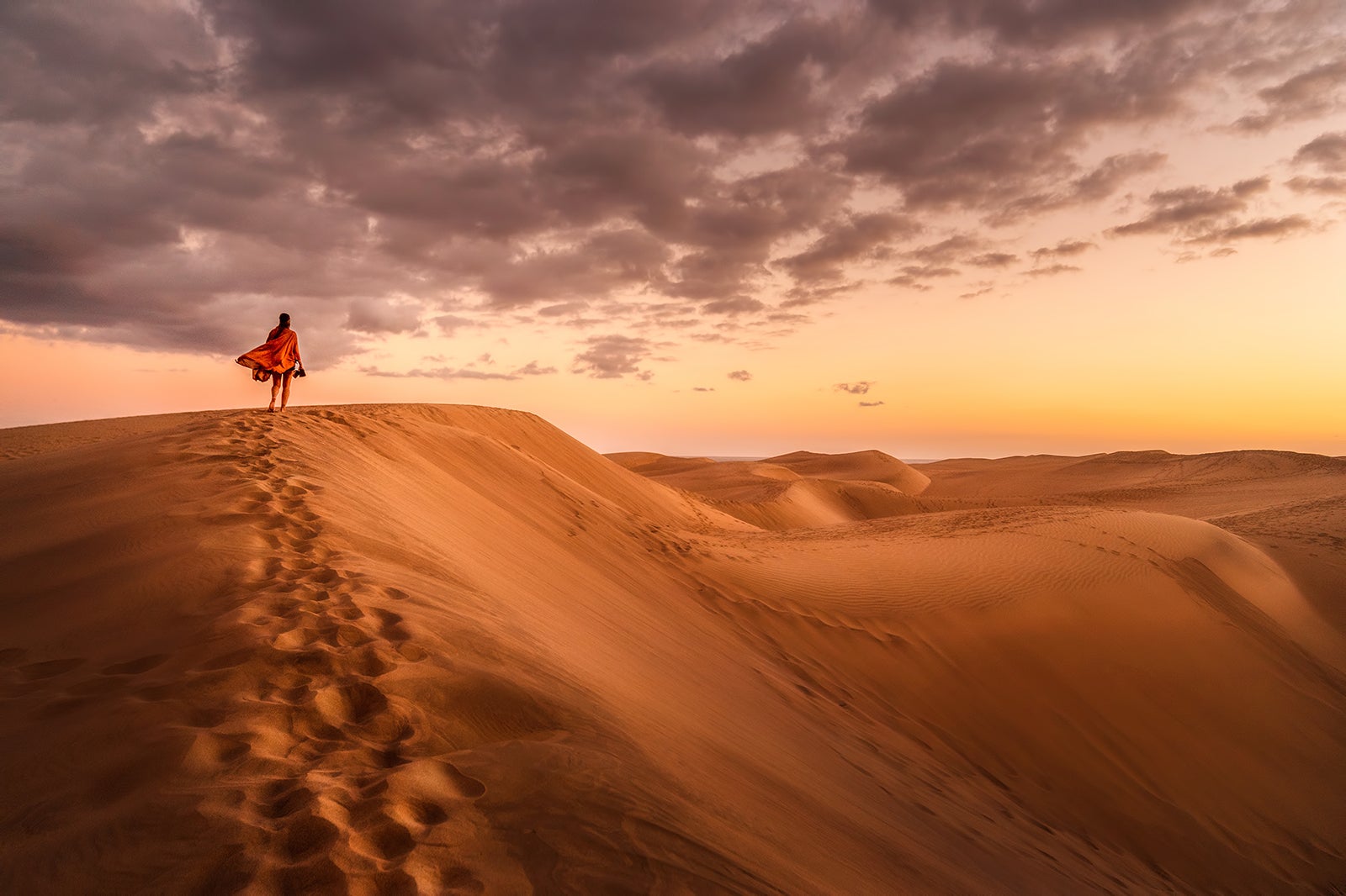 Spain Dune At Sunset Wallpapers