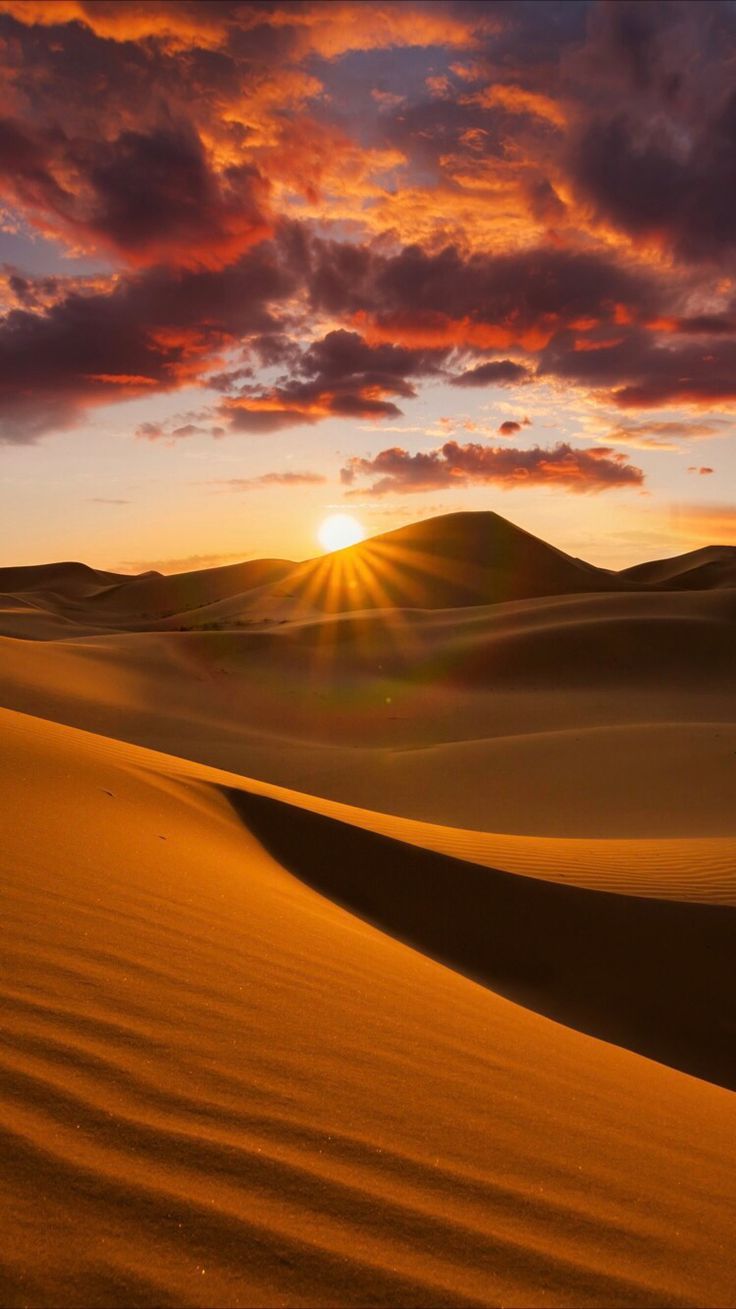 Spain Dune At Sunset Wallpapers