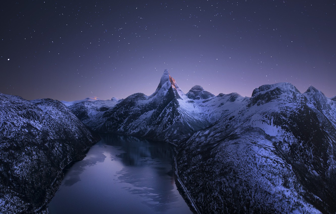 Starry Mountain Night Wallpapers