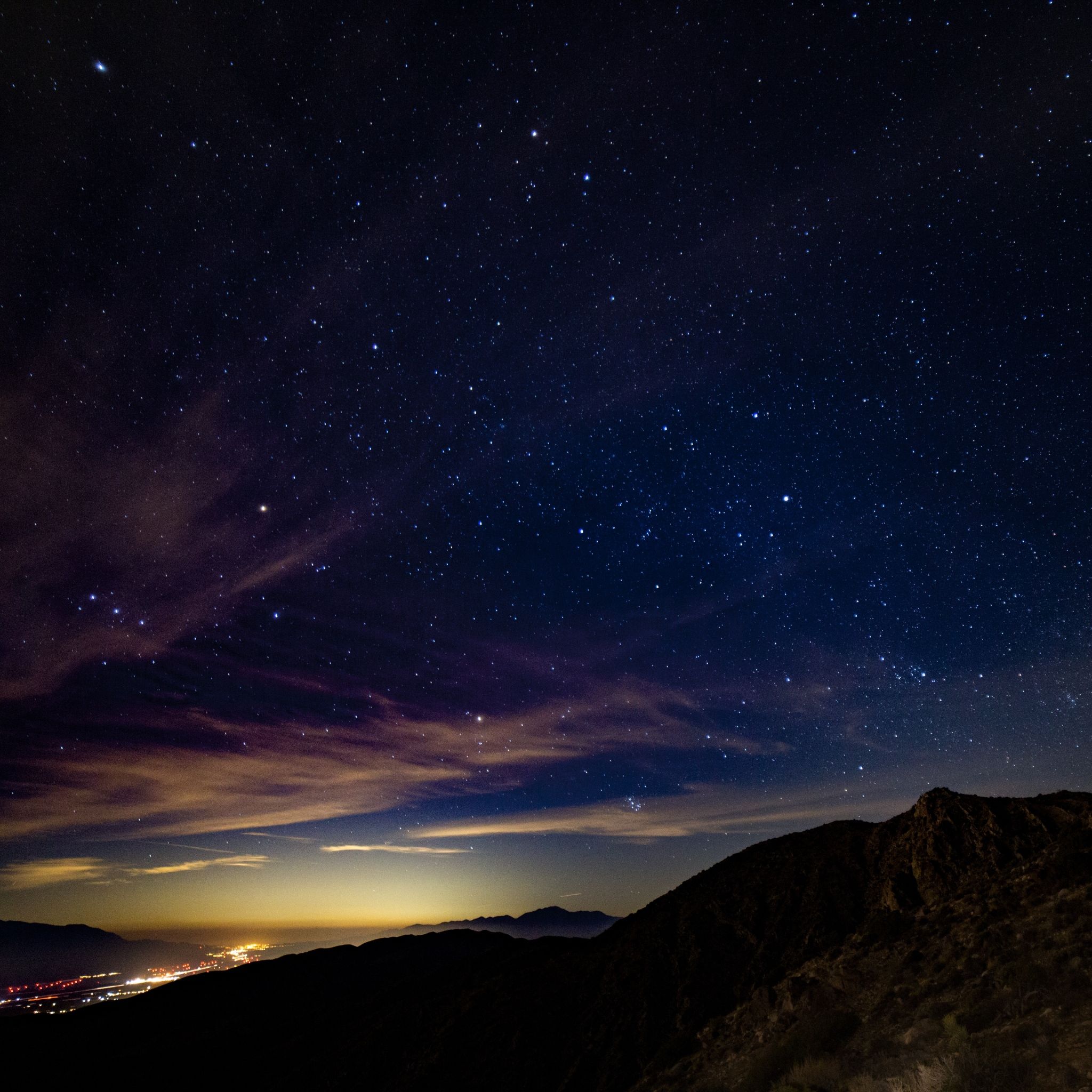 Starry Star Sky And Mountain Wallpapers