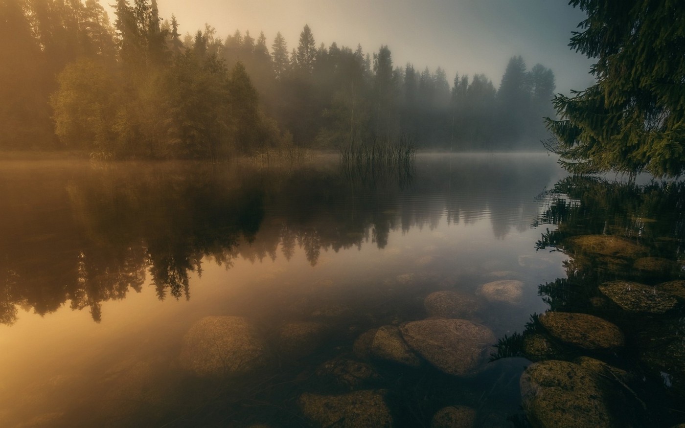 Sunrise Reflection On River Wallpapers