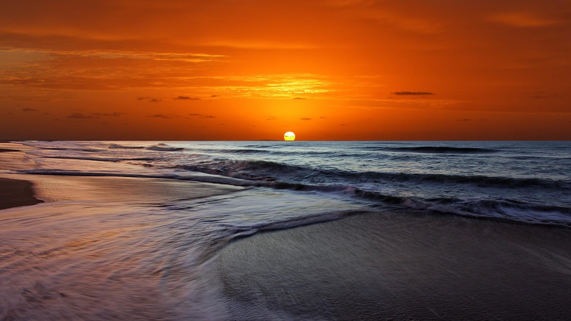 Sunset At Seascape Wallpapers