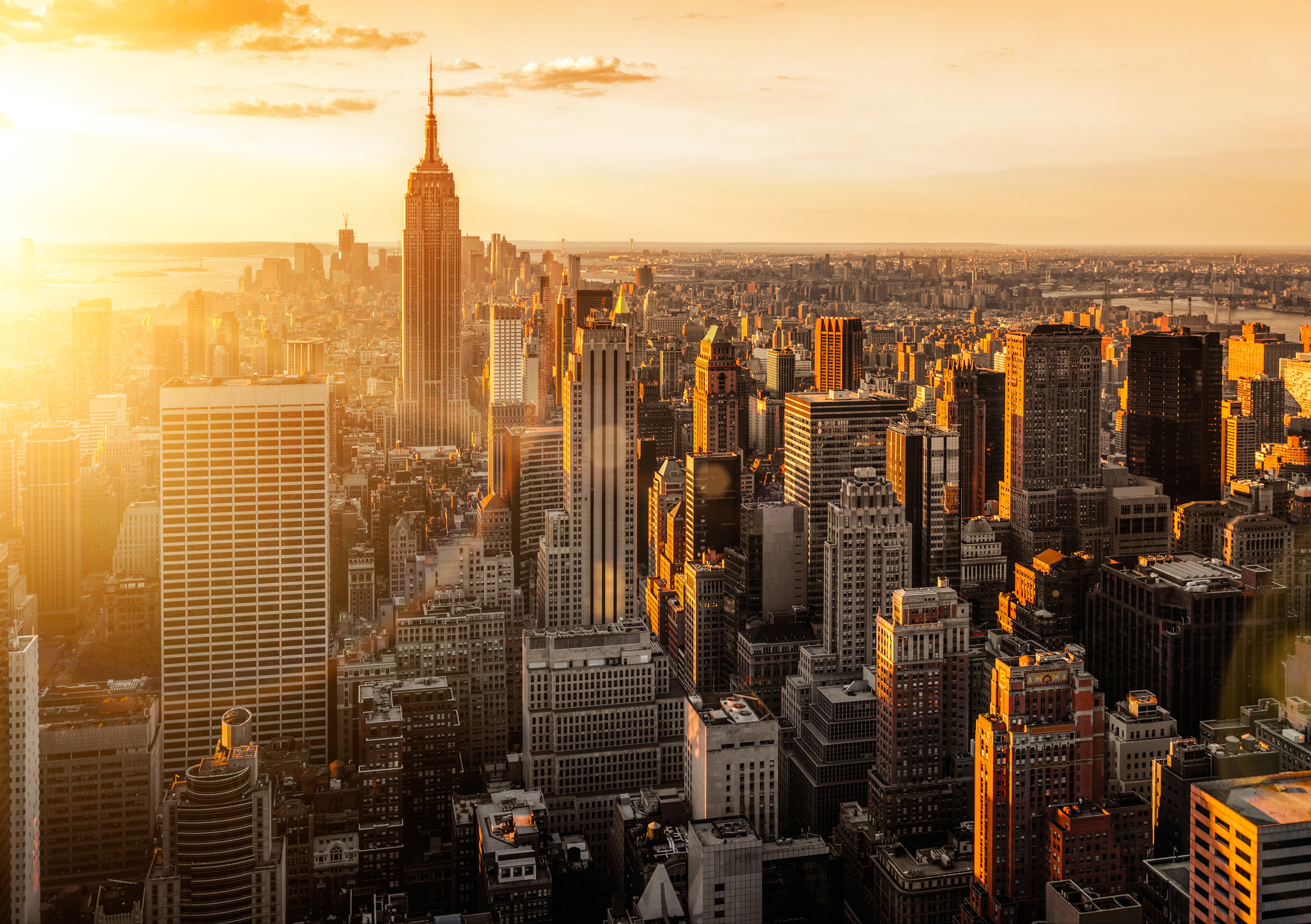 Sunset In Manhattan Wallpapers