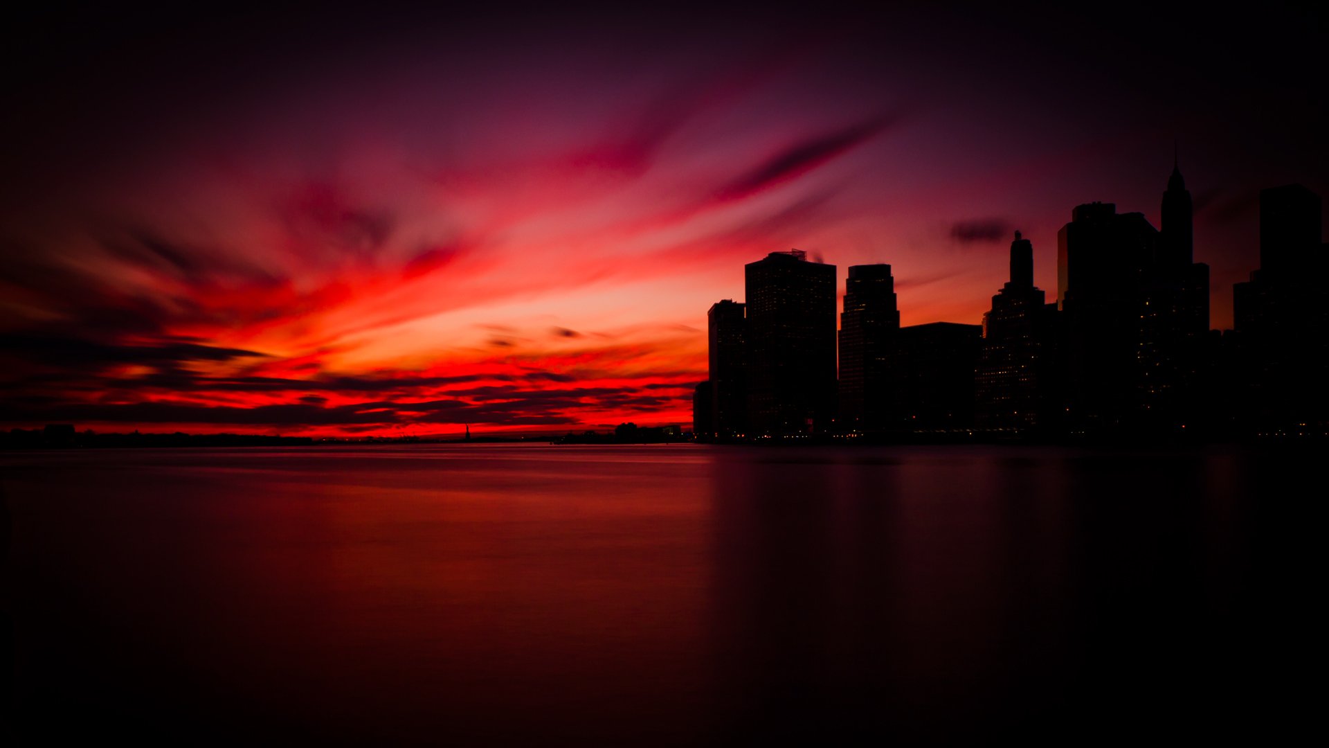 Sunset In Manhattan Wallpapers