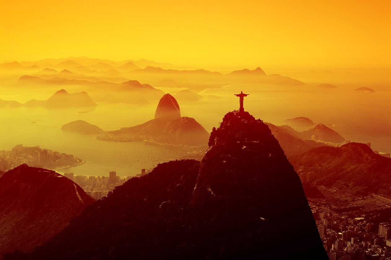 Sunset In Rio De Janeiro 5K Wallpapers