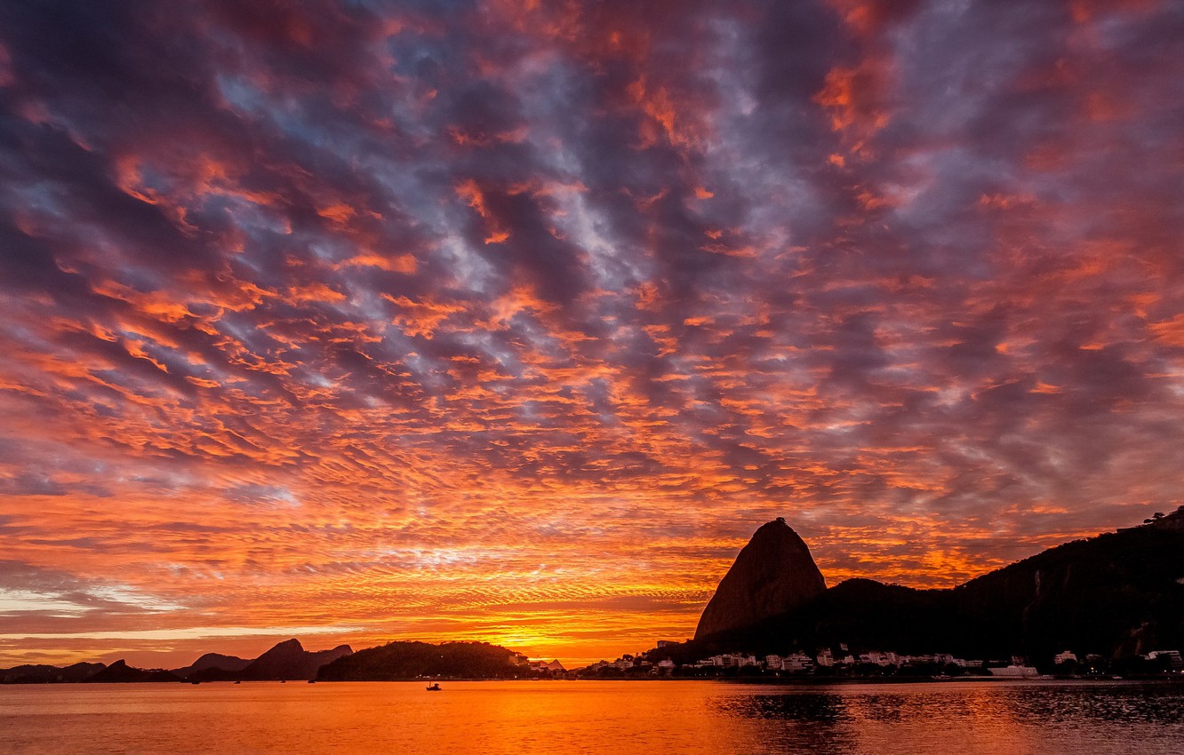 Sunset In Rio De Janeiro 5K Wallpapers