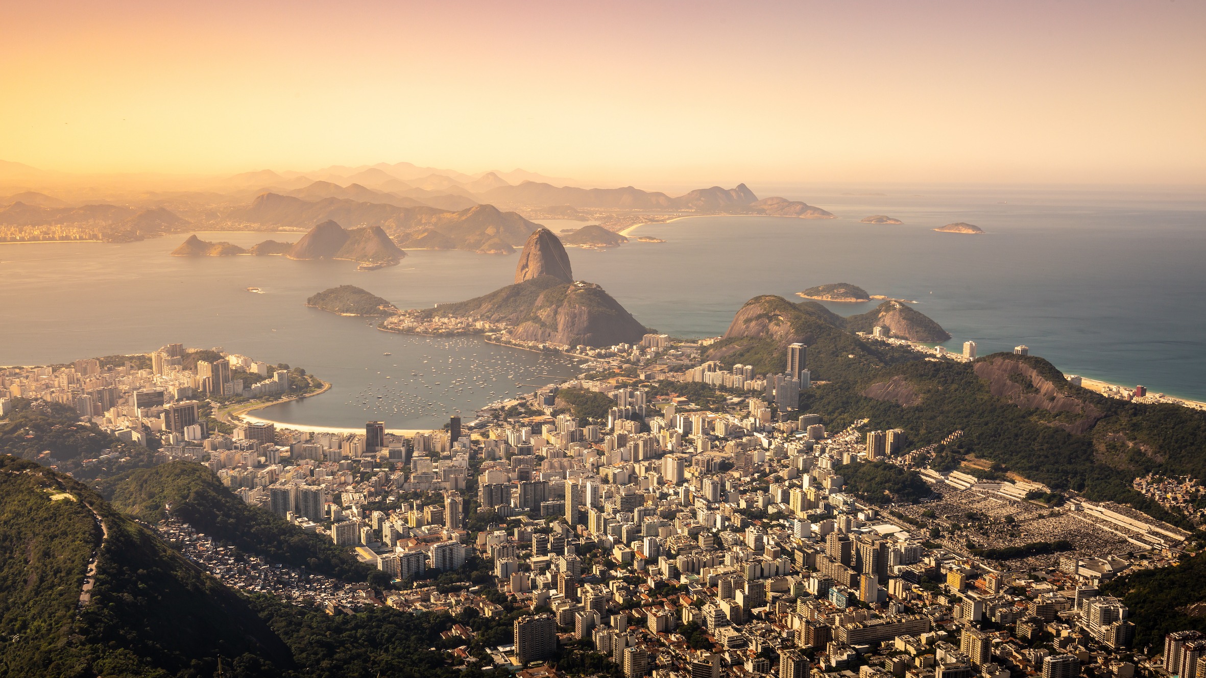 Sunset In Rio De Janeiro 5K Wallpapers