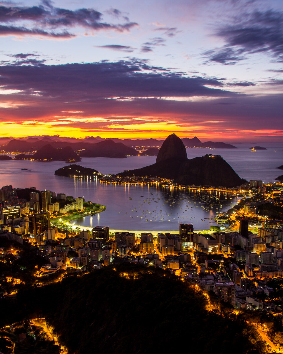 Sunset In Rio De Janeiro 5K Wallpapers