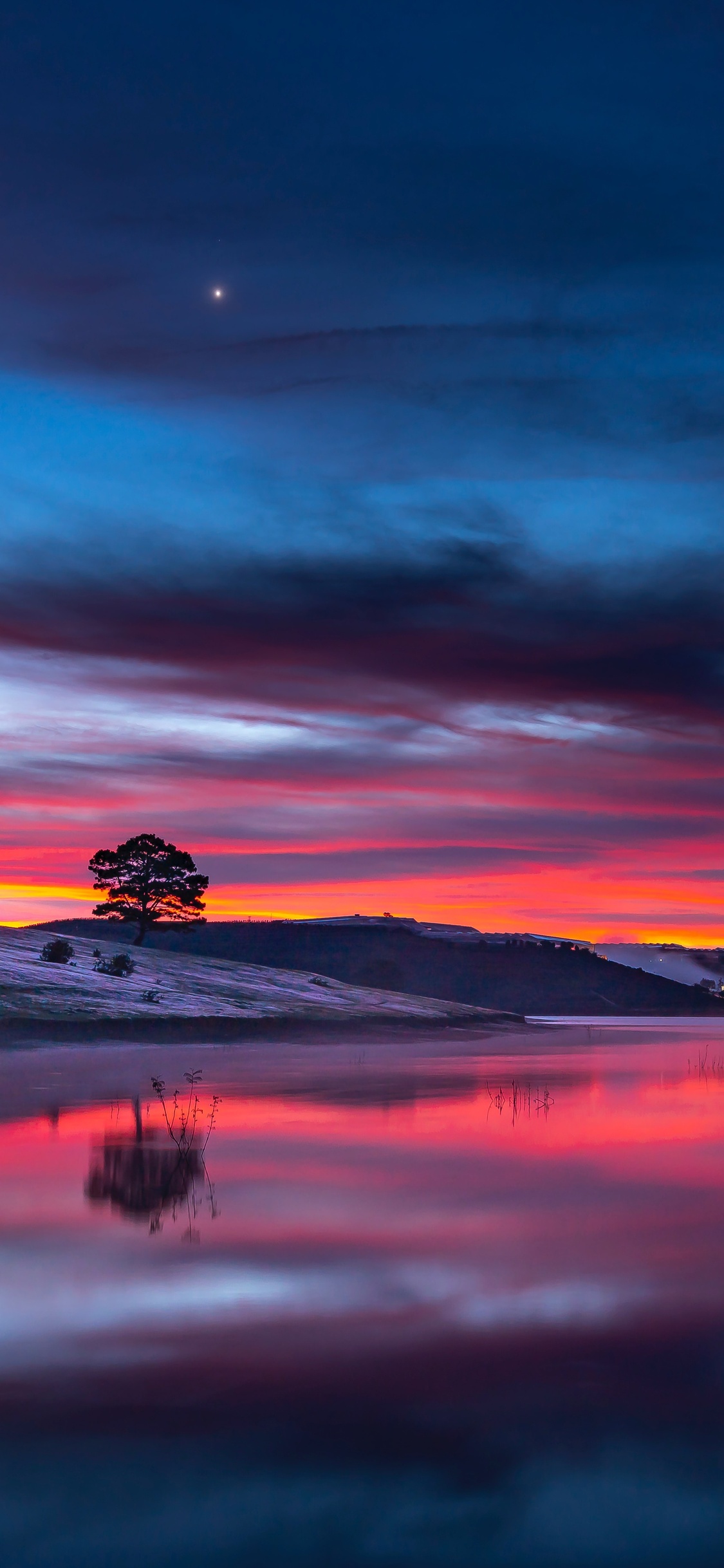 Sunset Reflection In Lake Wallpapers