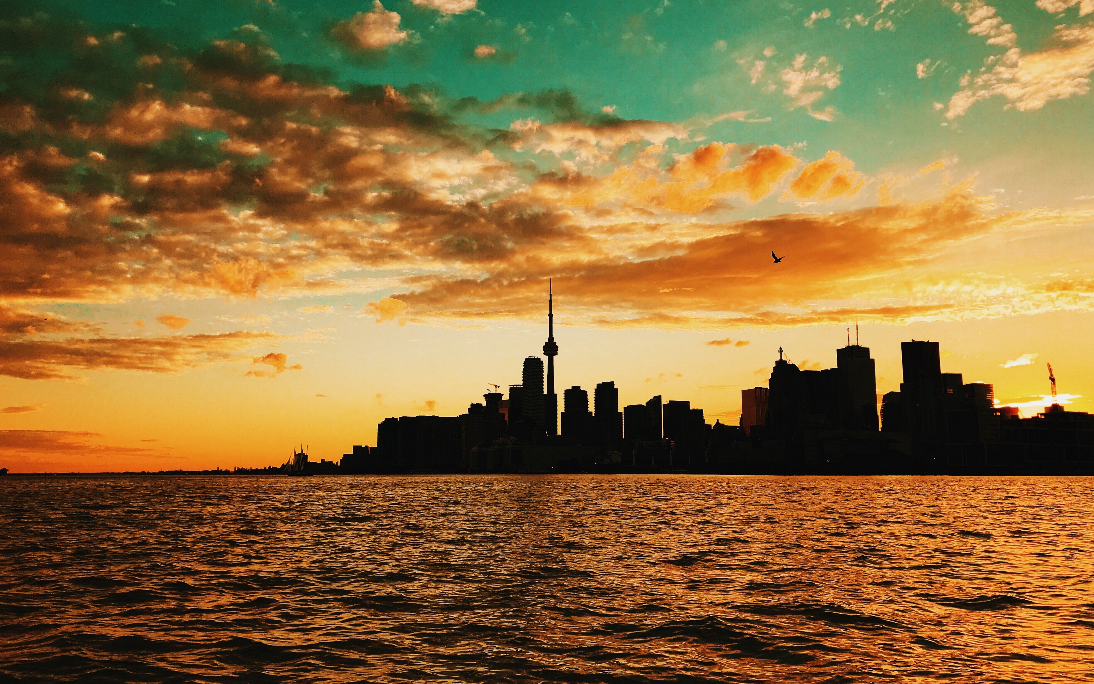 Sunset View In Canada Wallpapers