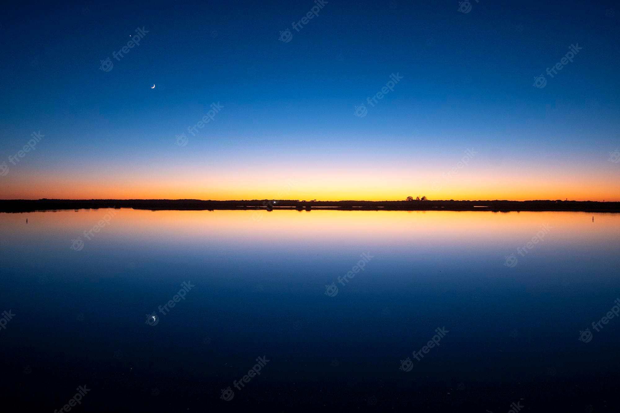 Twilight Sunset Near Lake Kasumigaura Wallpapers