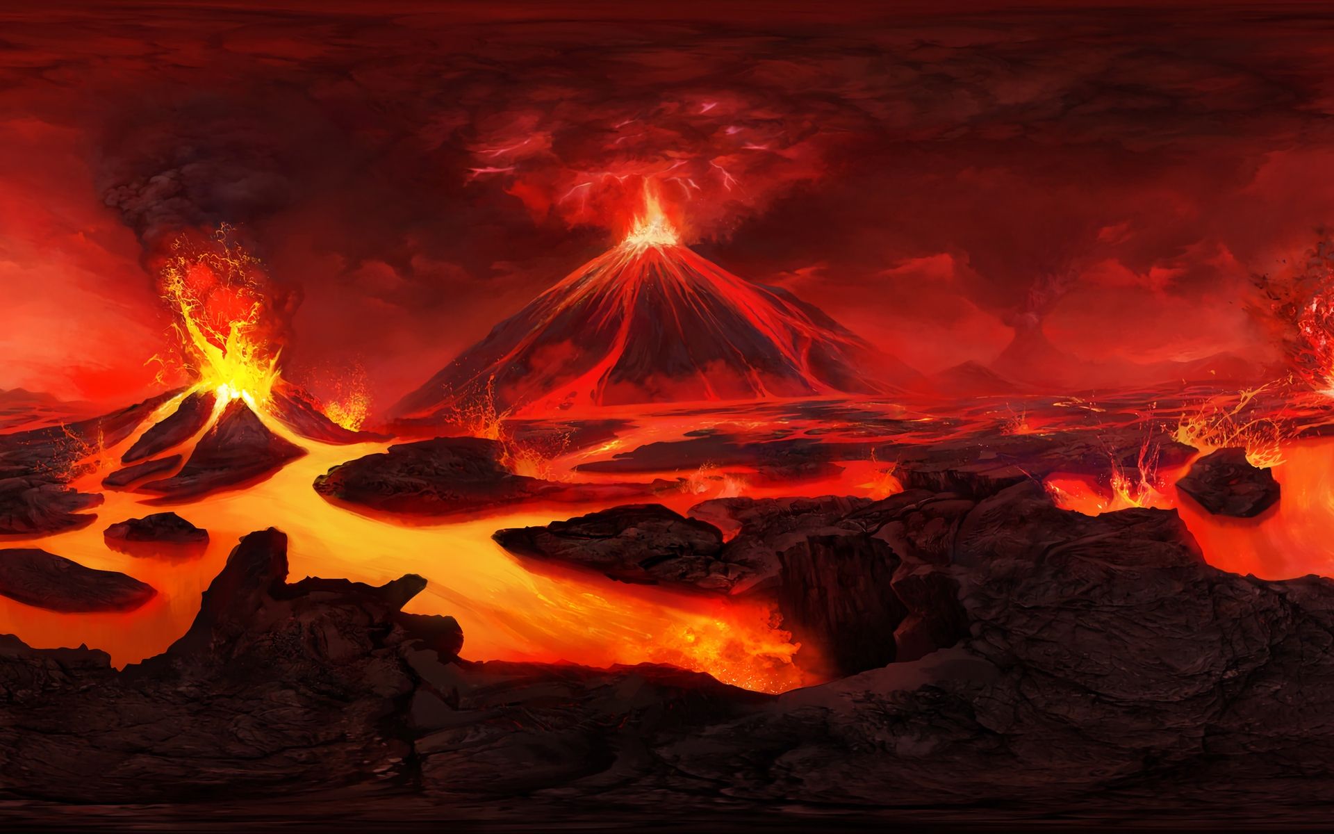 Volcano Hd Lava Wallpapers