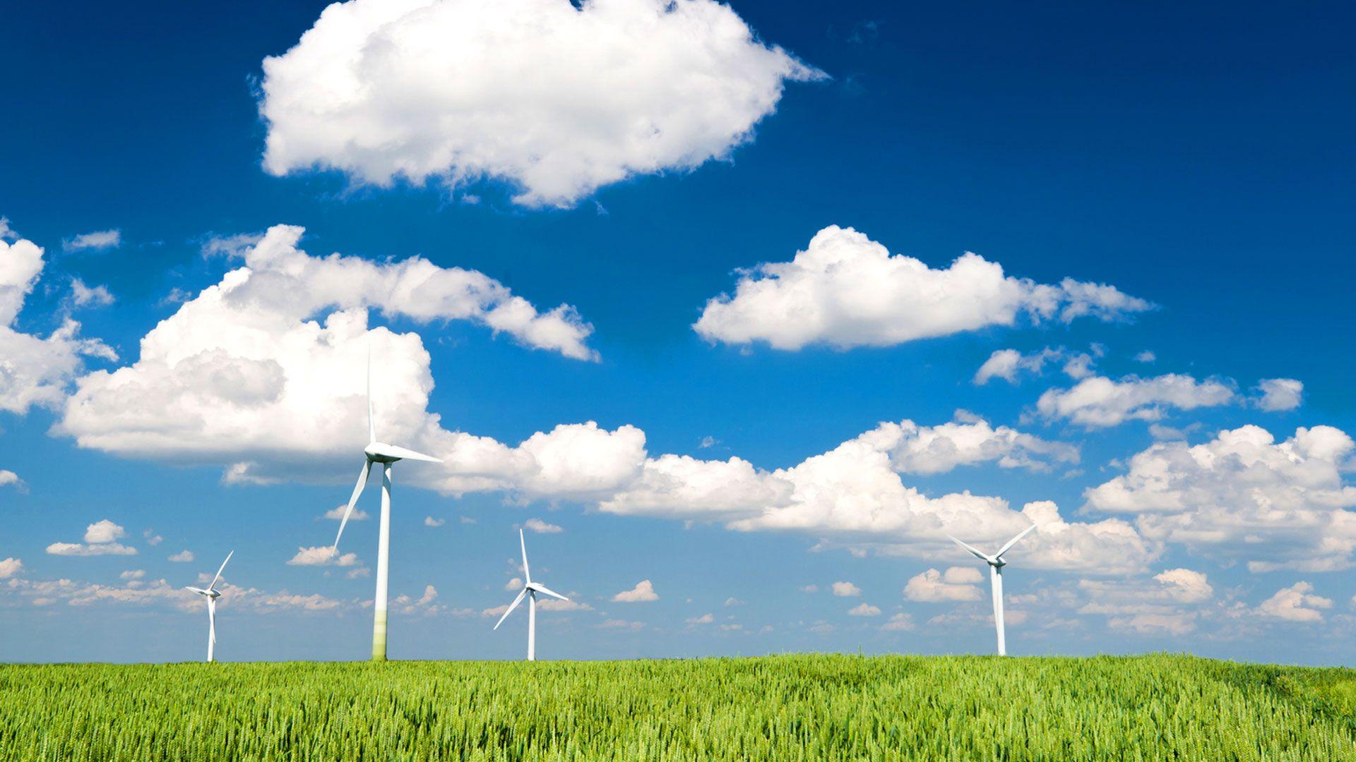 Wind Turbine Hd Field Wallpapers