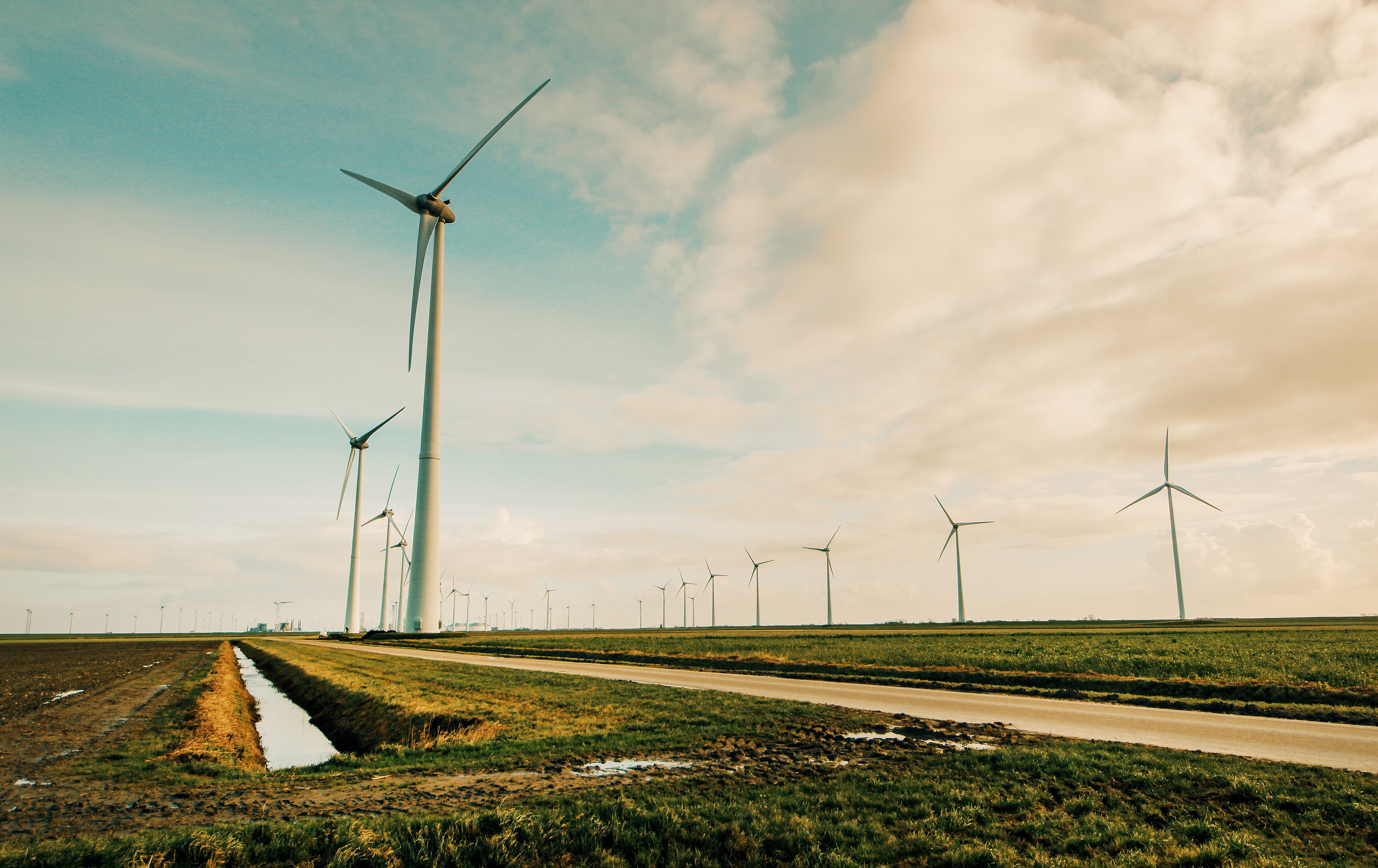 Wind Turbine Hd Field Wallpapers