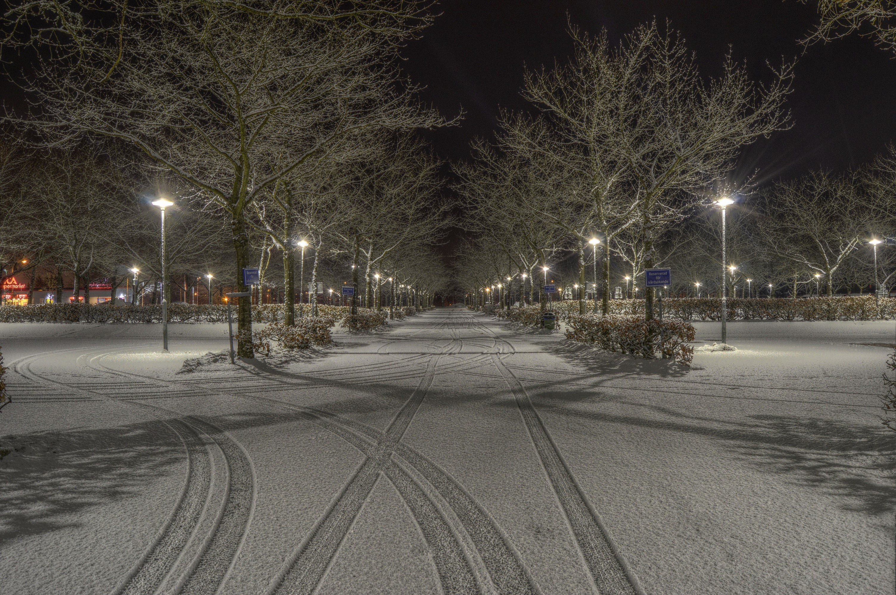 Winter City Background