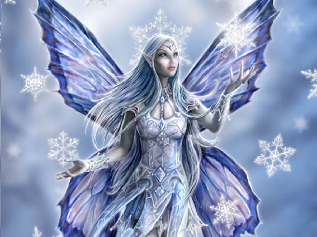 Winter Fairy Background