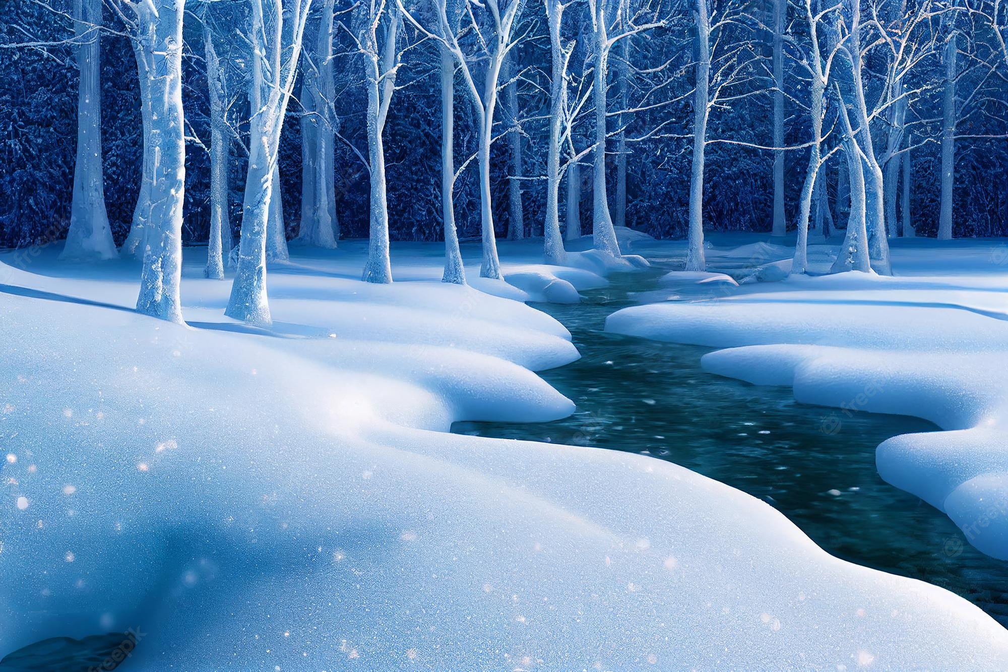 Winter Fairy Background