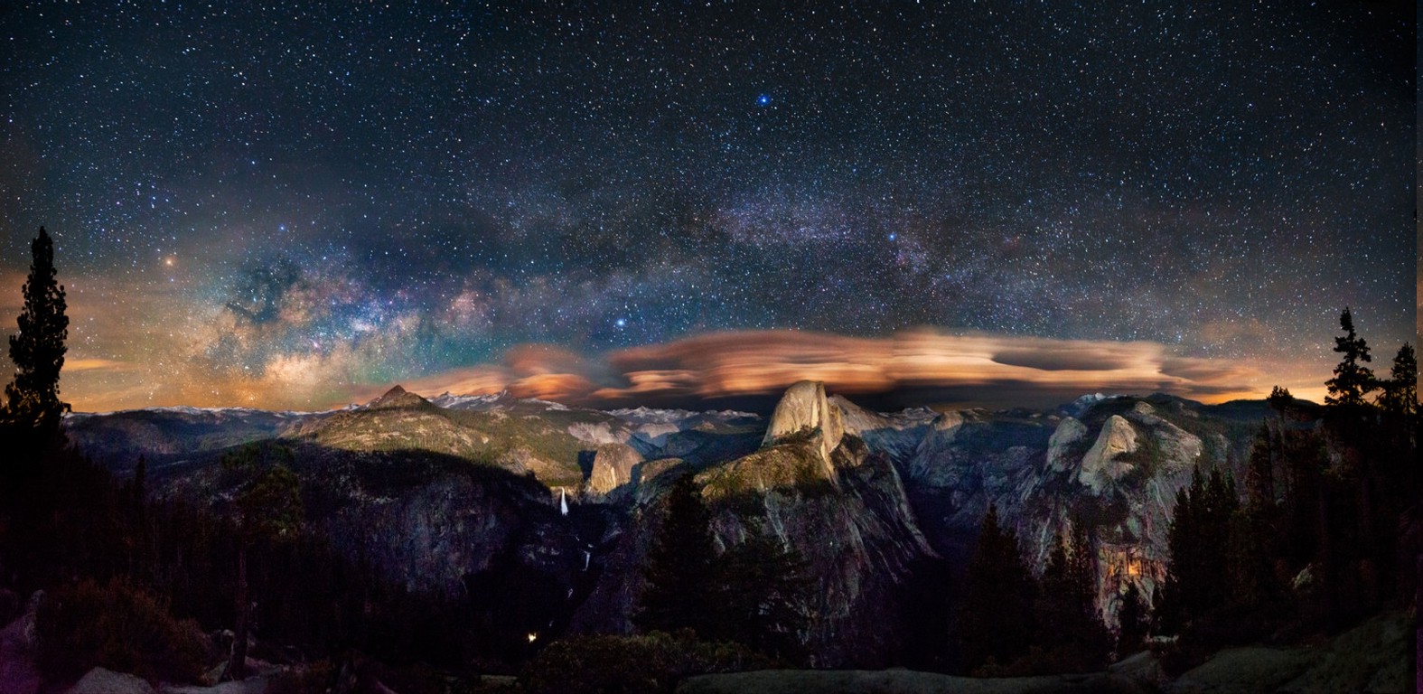 Yosemite National Park Milky Way Wallpapers