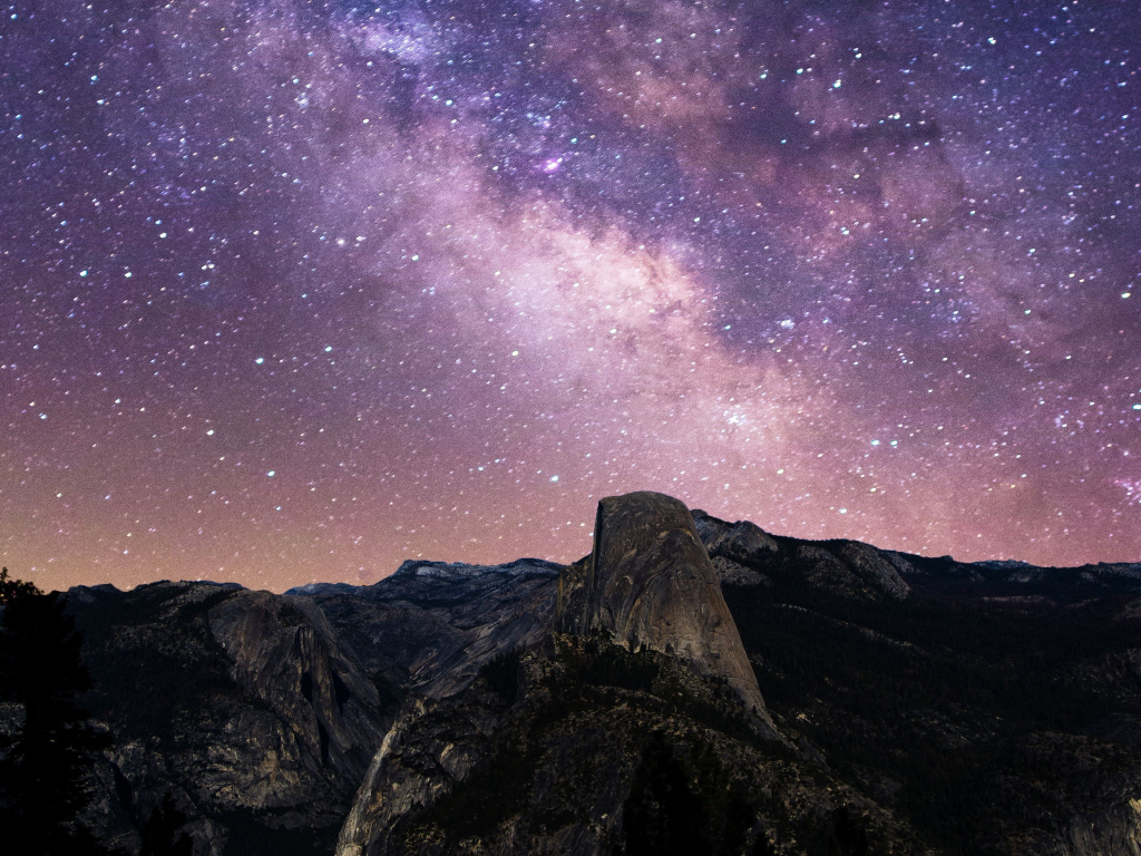 Yosemite National Park Milky Way Wallpapers