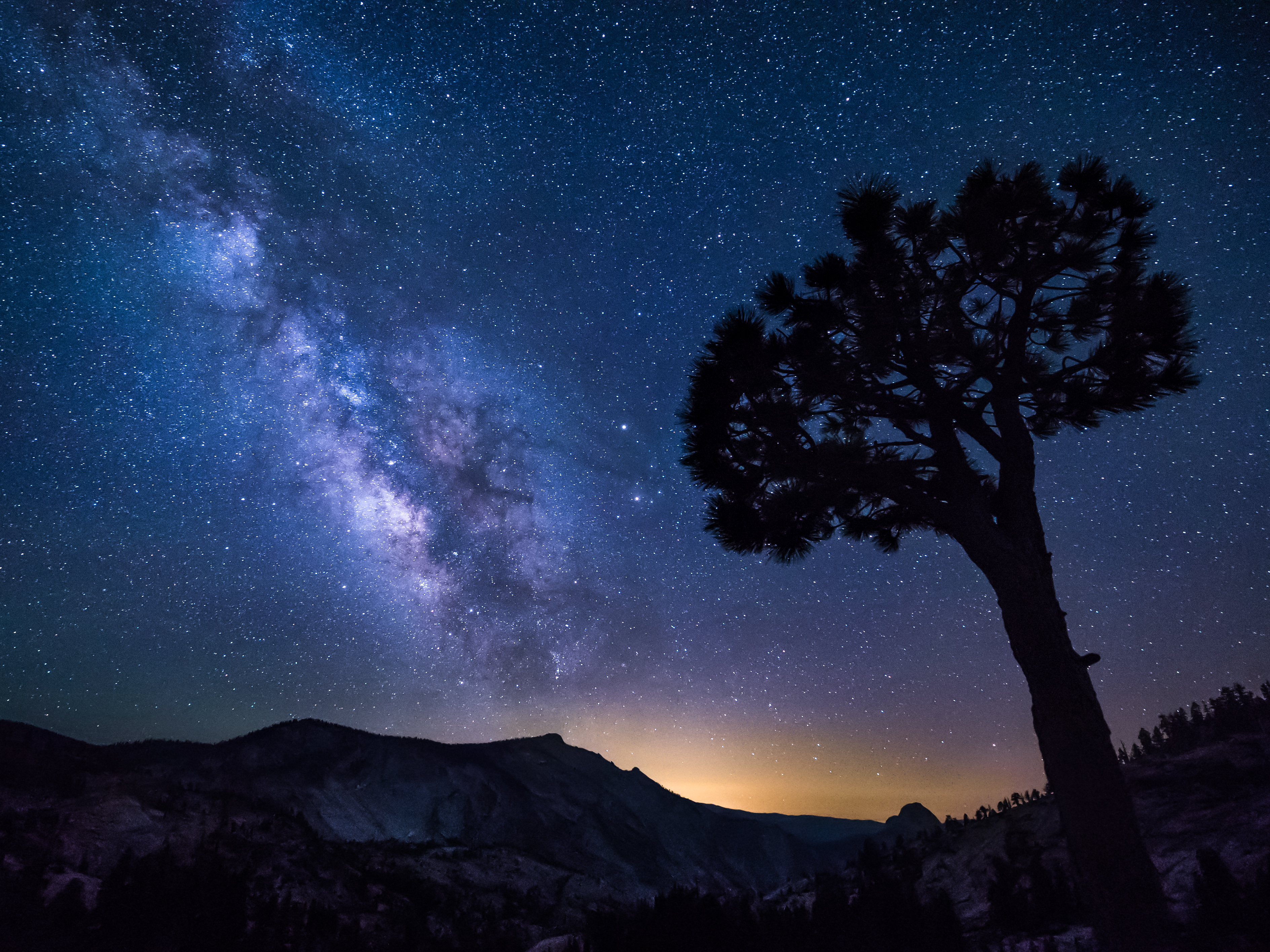 Yosemite National Park Milky Way Wallpapers