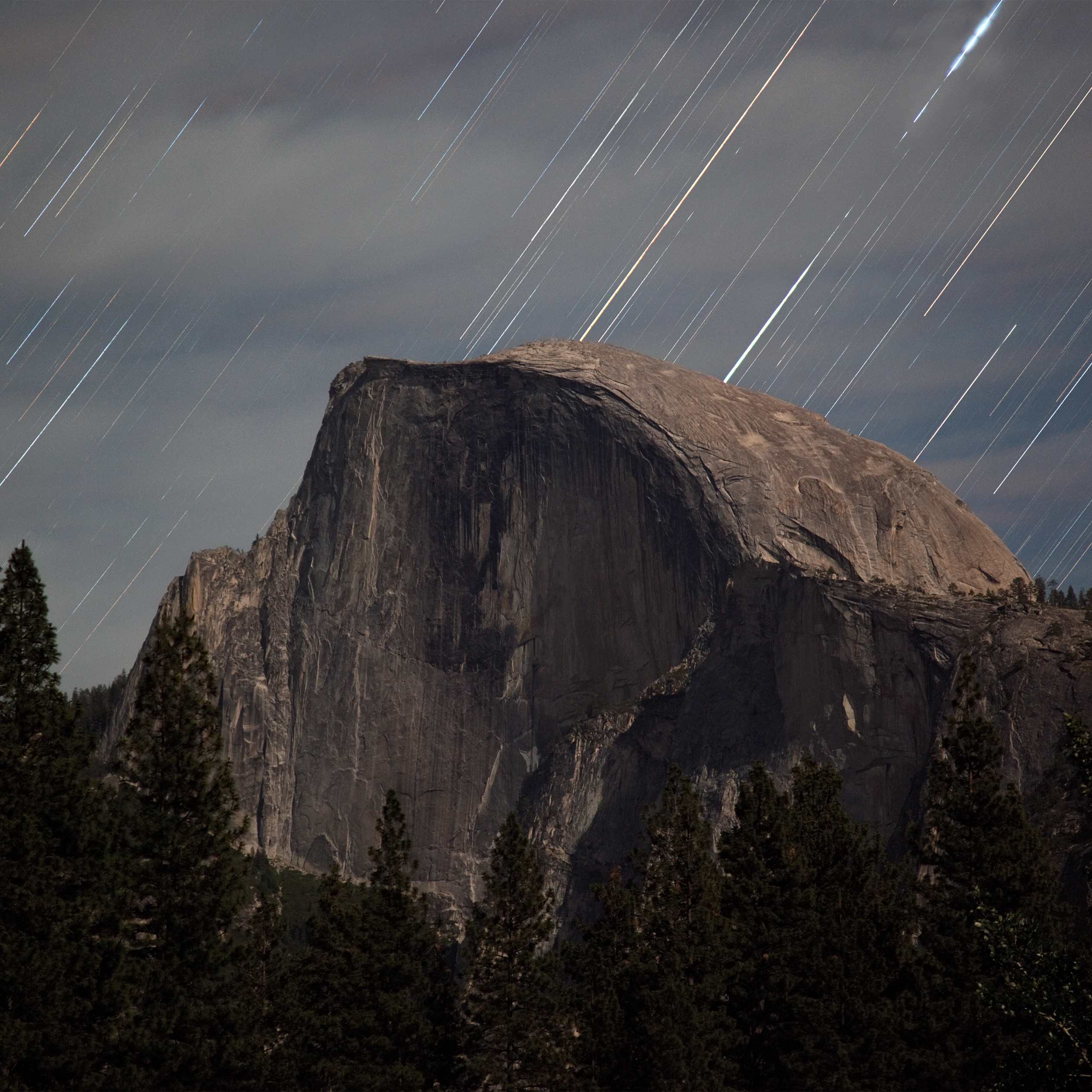 Yosemite National Park Star Trail Wallpapers