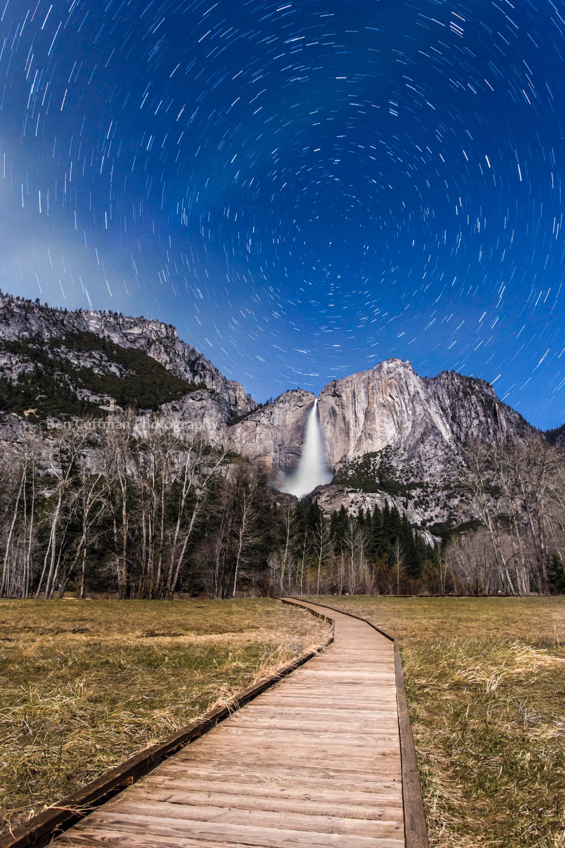 Yosemite National Park Star Trail Wallpapers