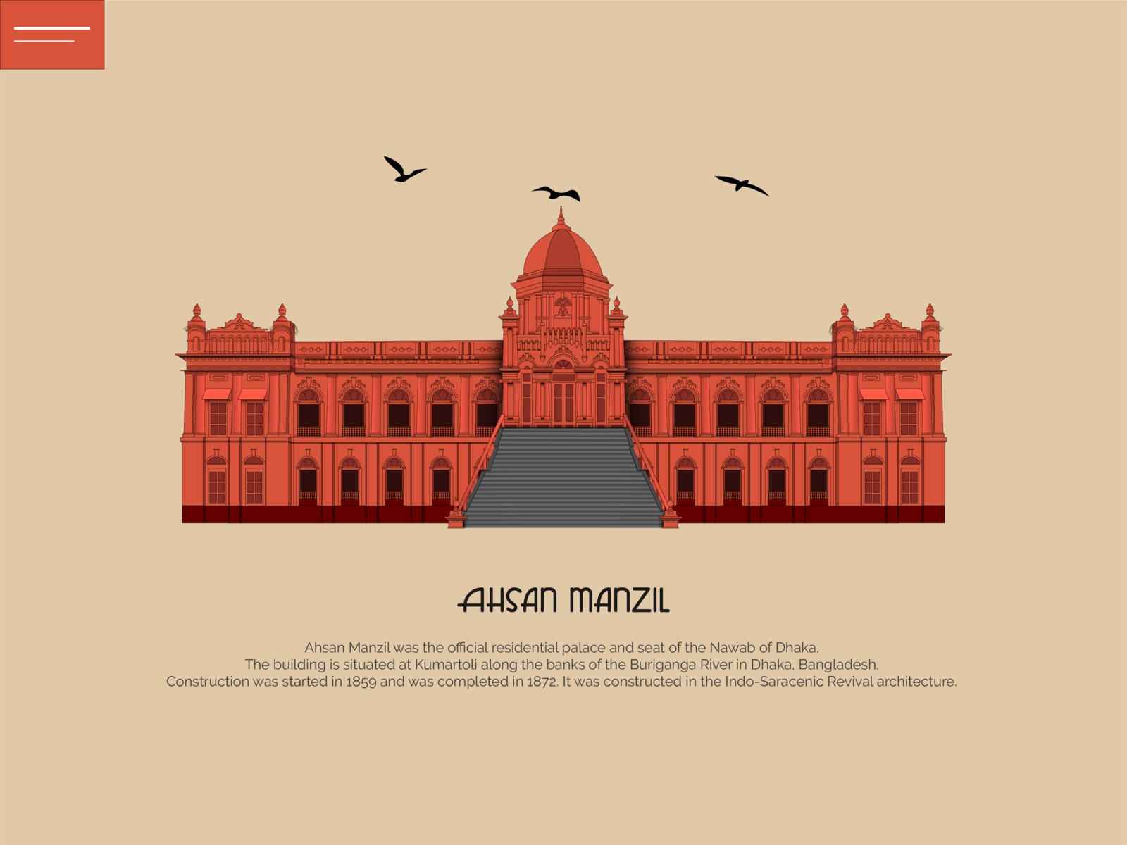 Ahsan Manzil Wallpapers