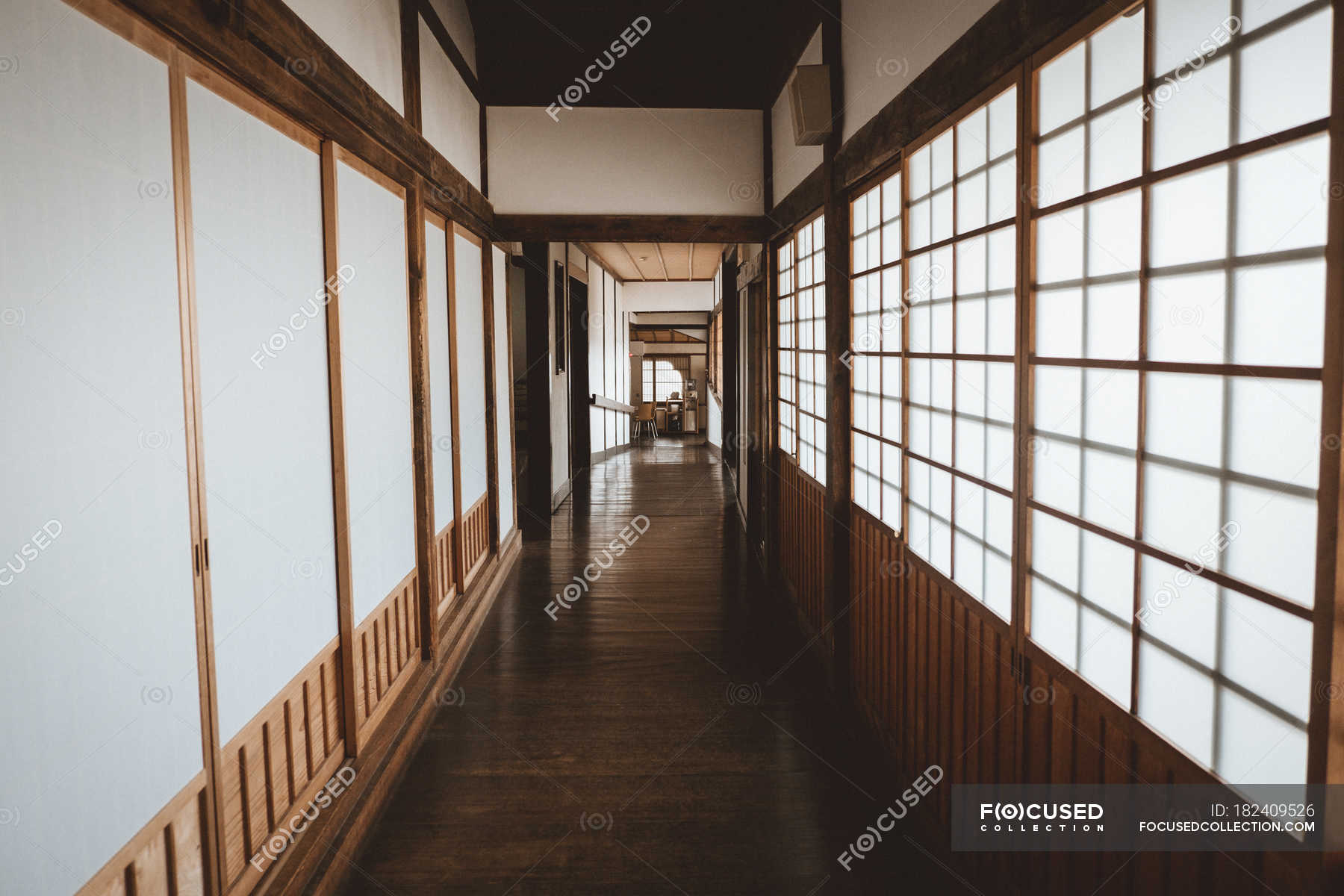 Asian Architecture Hallway Wallpapers