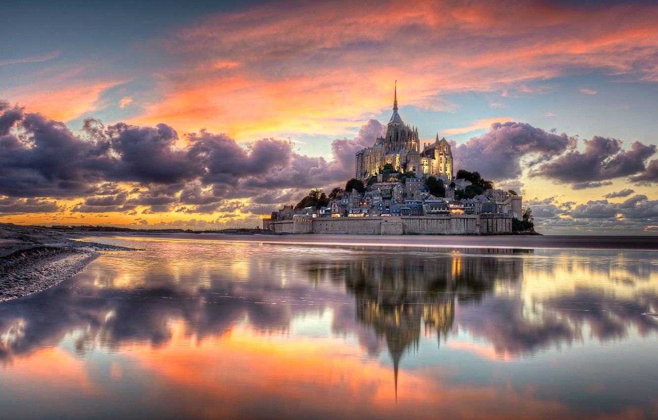 Beautiful Mont Saint Michel France Wallpapers