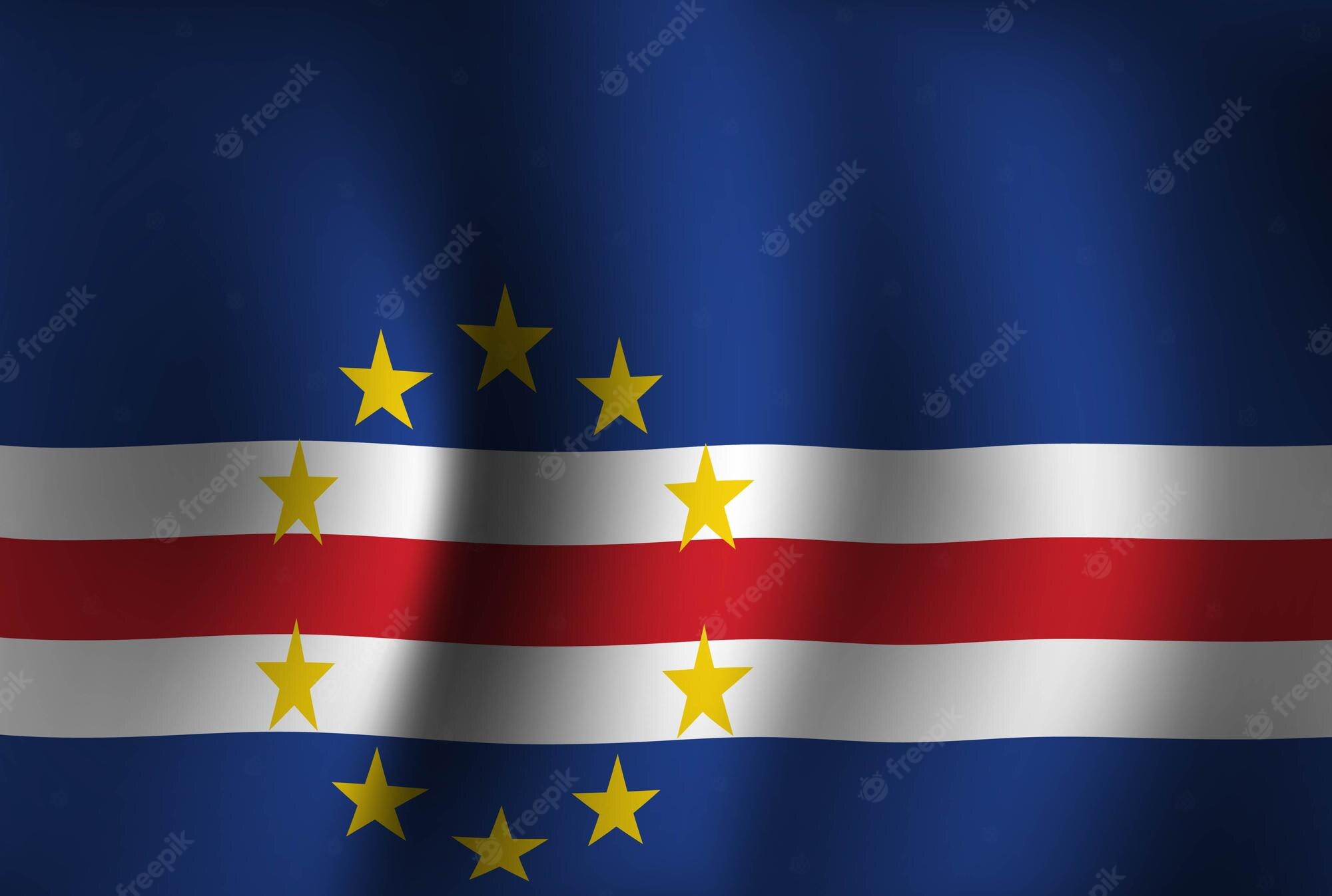 Cabo Verde Flag Wallpapers