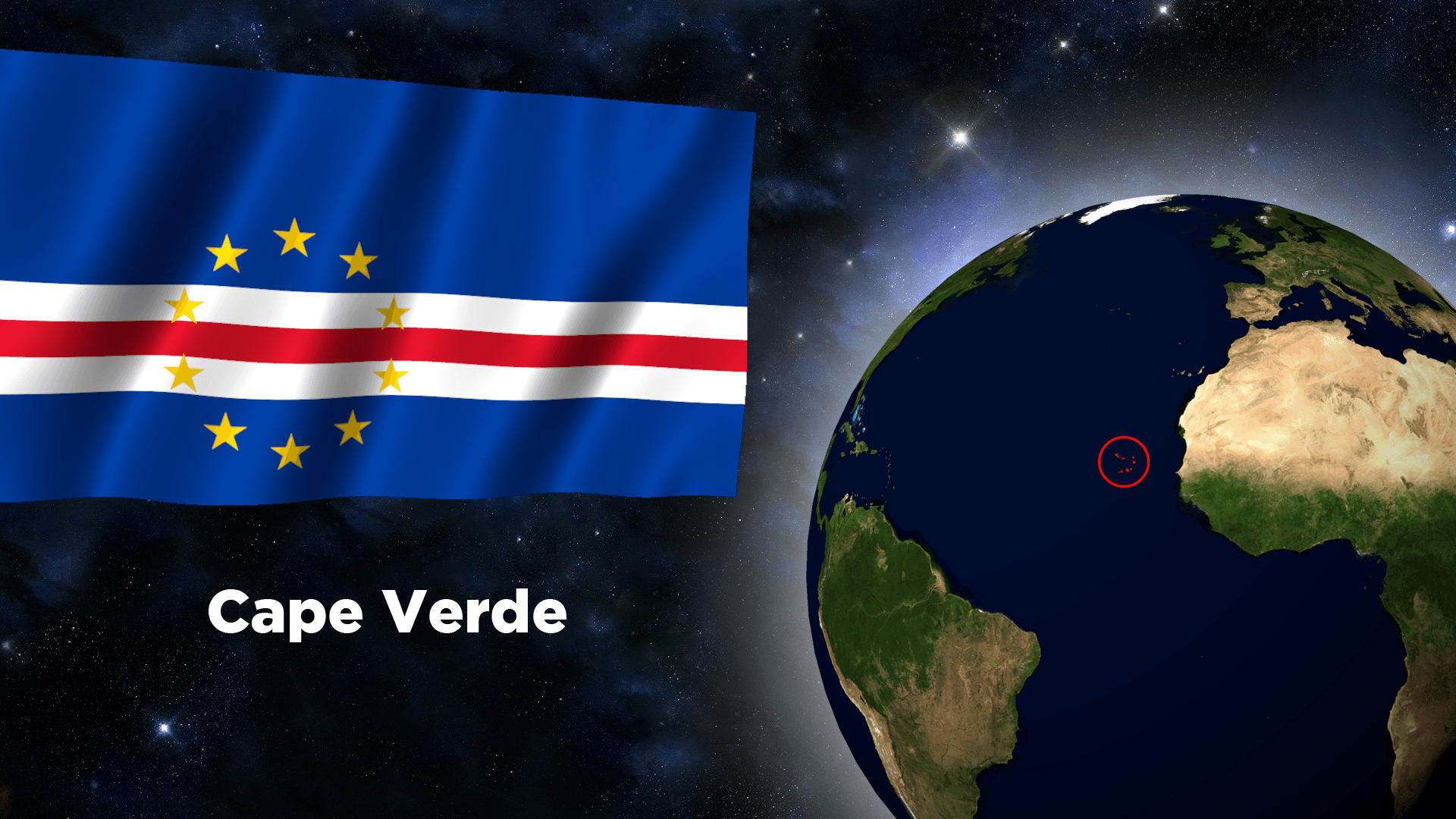 Cabo Verde Flag Wallpapers